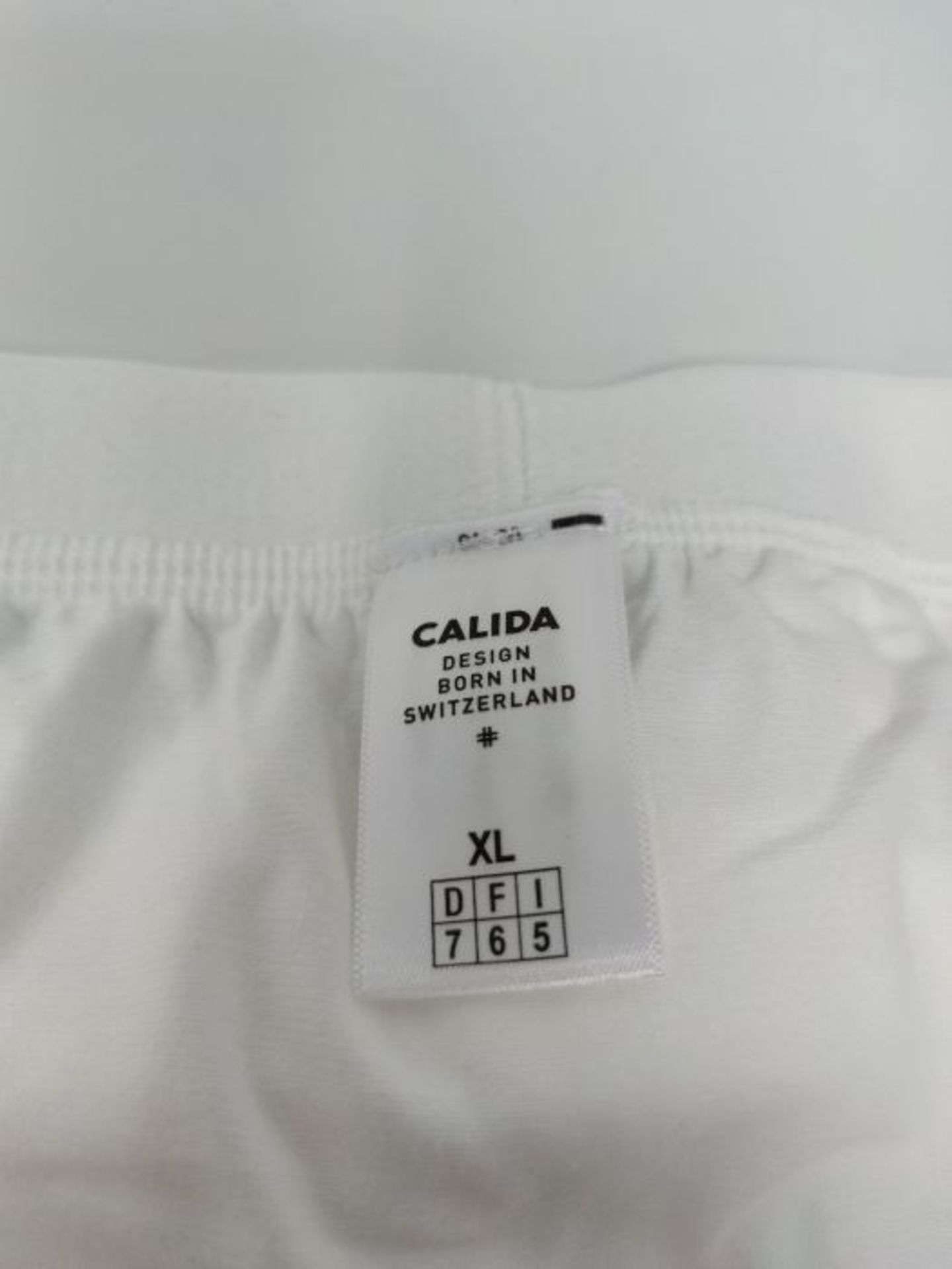 Calida Men's Natural Benefit Boxer Shorts, White (Weiss 001), X-Large - Image 3 of 3