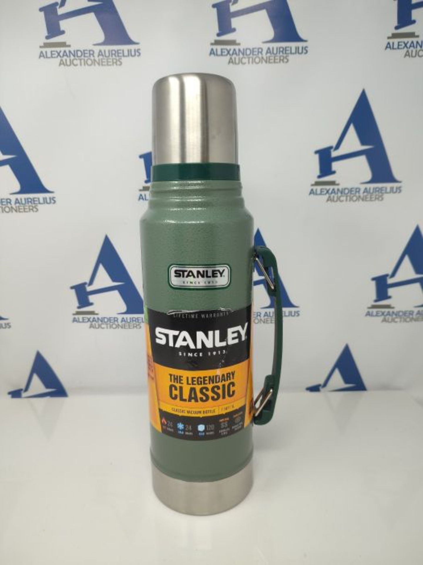 Stanley Classic Legendary Bottle 1L Hammertone Green - Edelstahl Thermosflasche - BPA- - Image 2 of 2