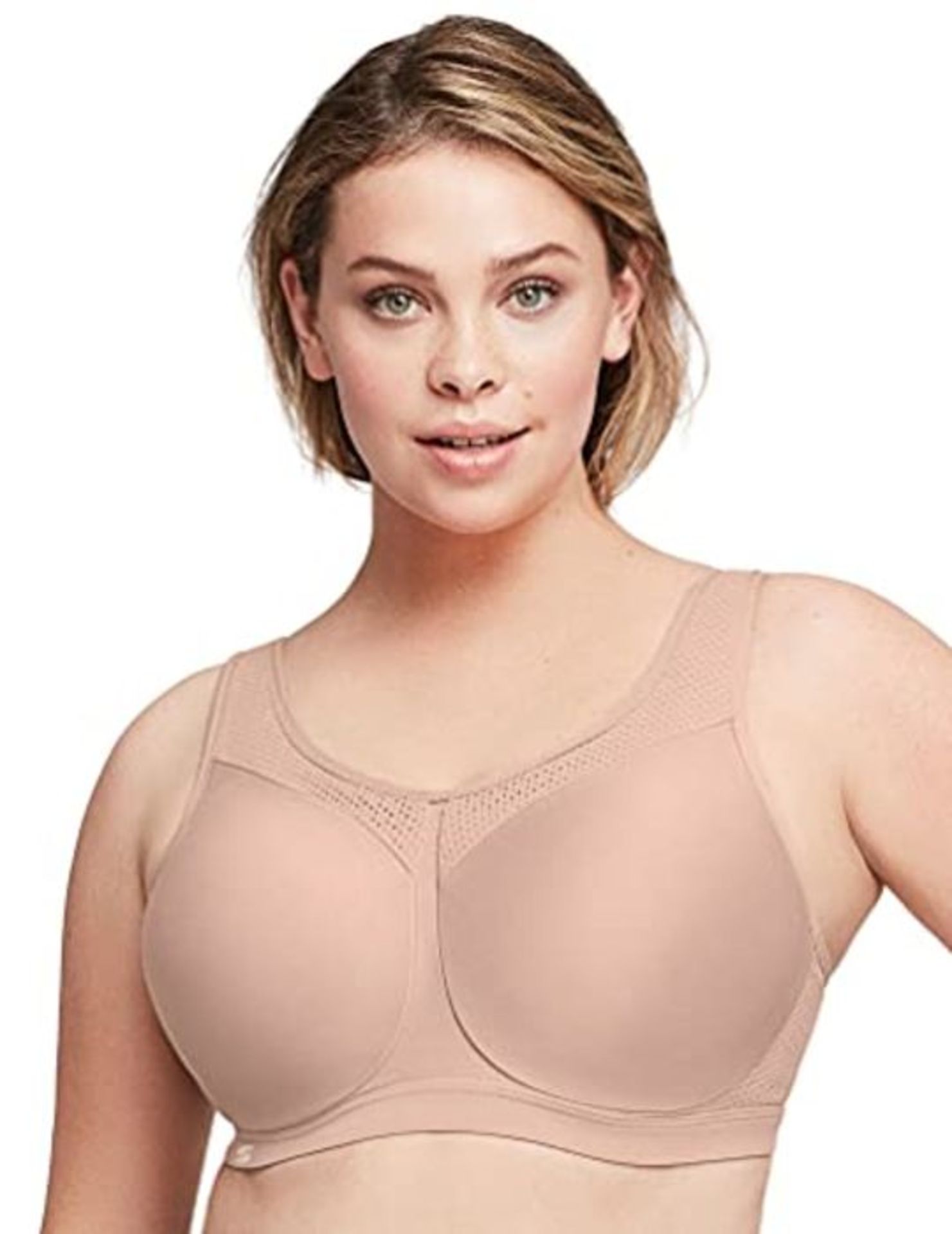 RRP £66.00 Glamorise Damen Wonderwire-Sport-BH Hohe Belastung für große Größen Nr. 9066