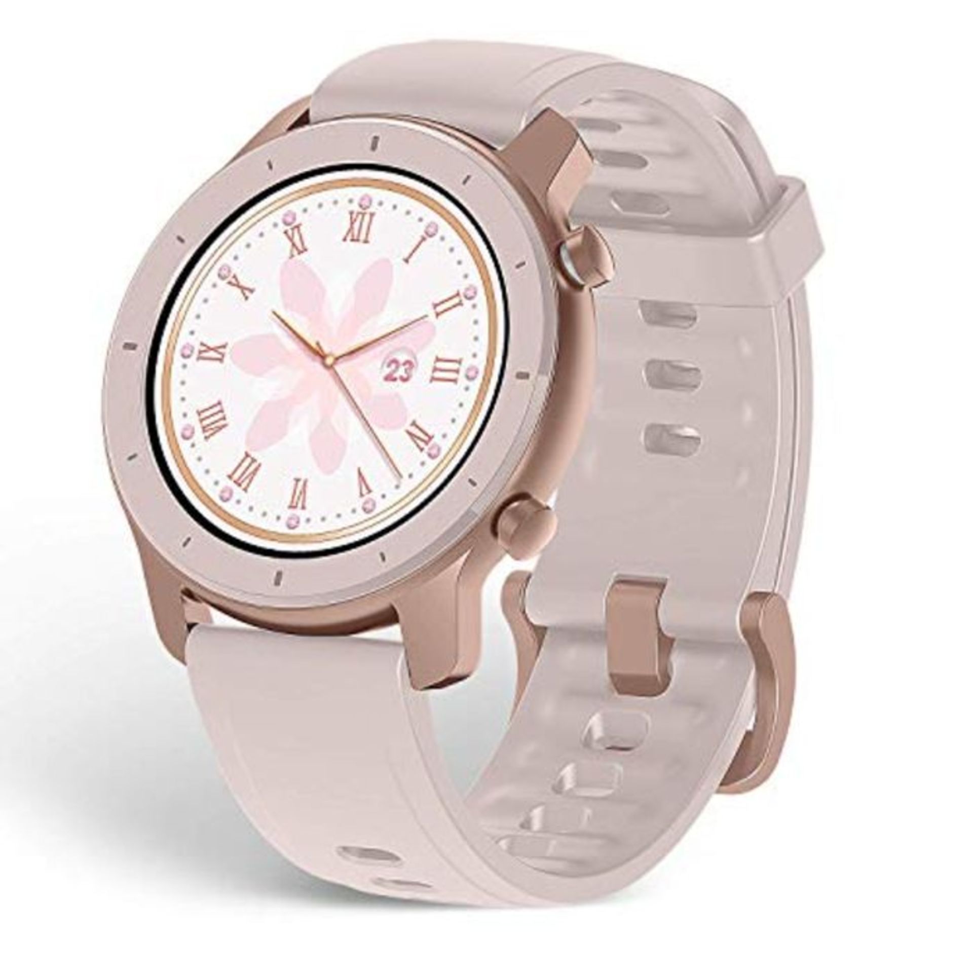 RRP £83.00 Amazfit GTR - Ultra-Modern Smartwatch - Cherry Blossom Pink