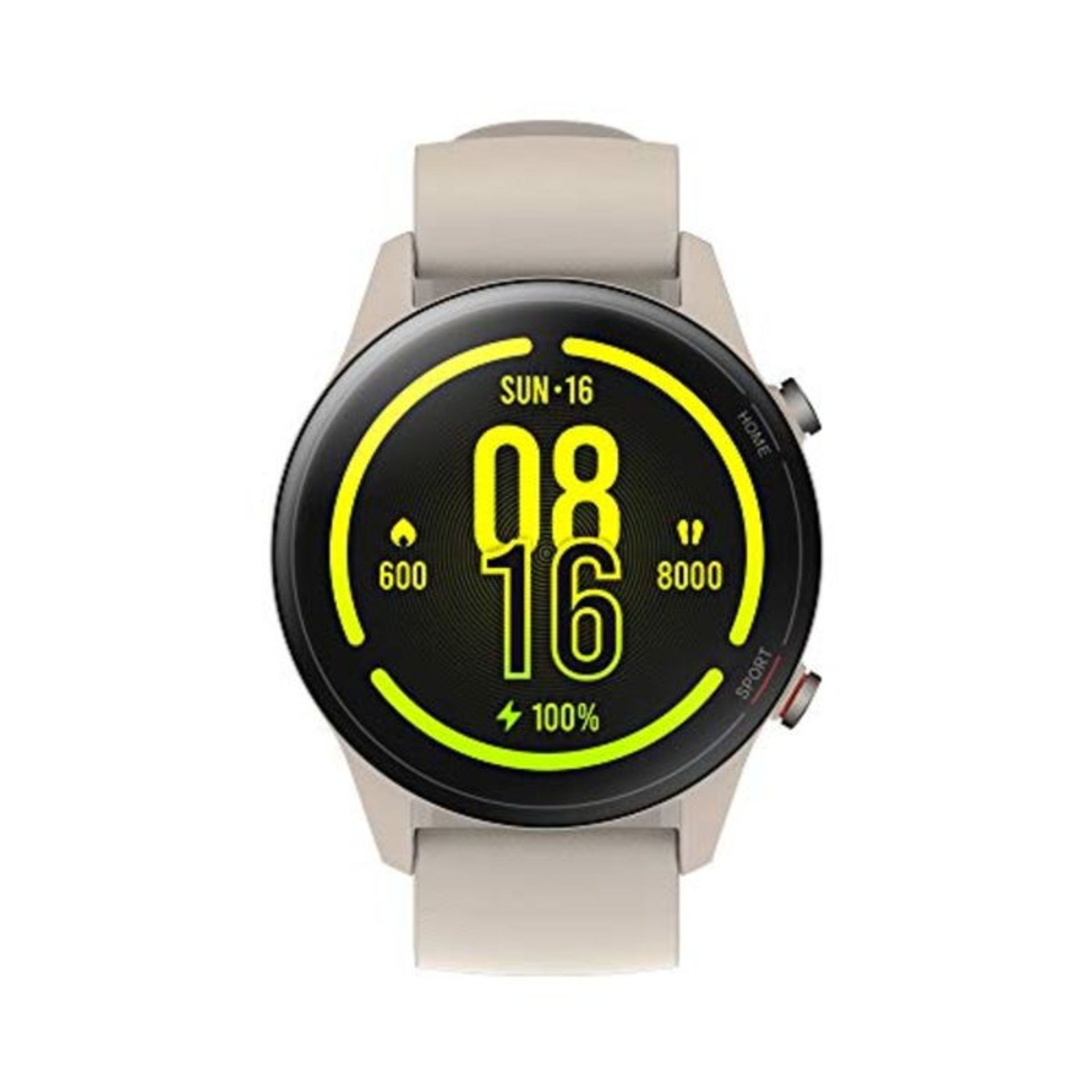 RRP £126.00 Xiaomi Mi Watch Beige - Smart Sport Watch, 1.39 Inch Anti-Scratch AMOLED, GPS, SPO2, 1