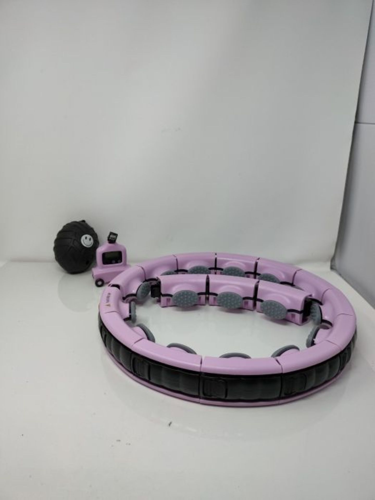 TOPLU Smart Hula Hoop Smart Fitness Hoop Adjustable Hoola Hoop with Gravity Ball, 360? - Image 3 of 3