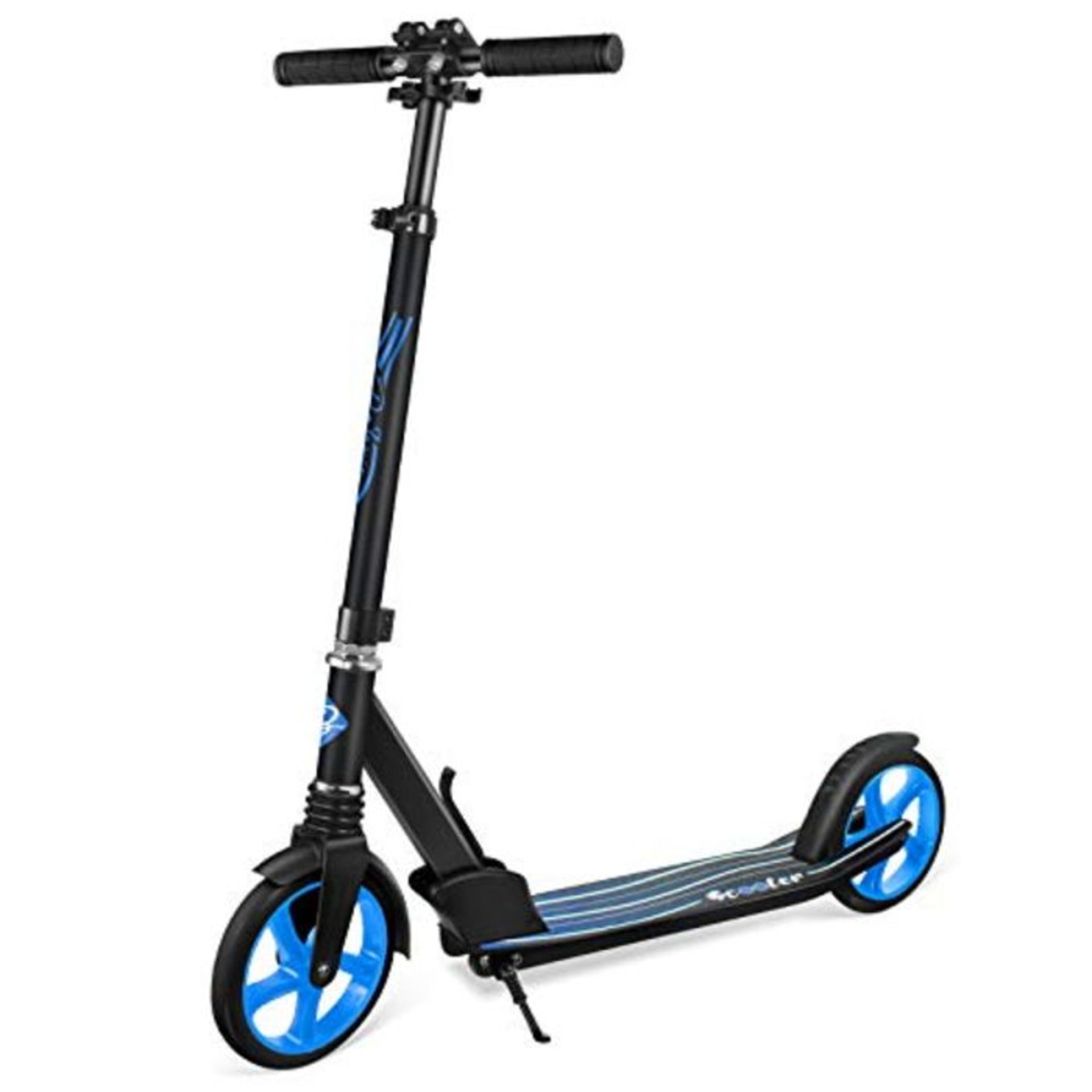 RRP £56.00 BELEEV Scooters for Adults, Foldable Kids Kick Scooter 2 Wheel, Shock Absorption Mecha