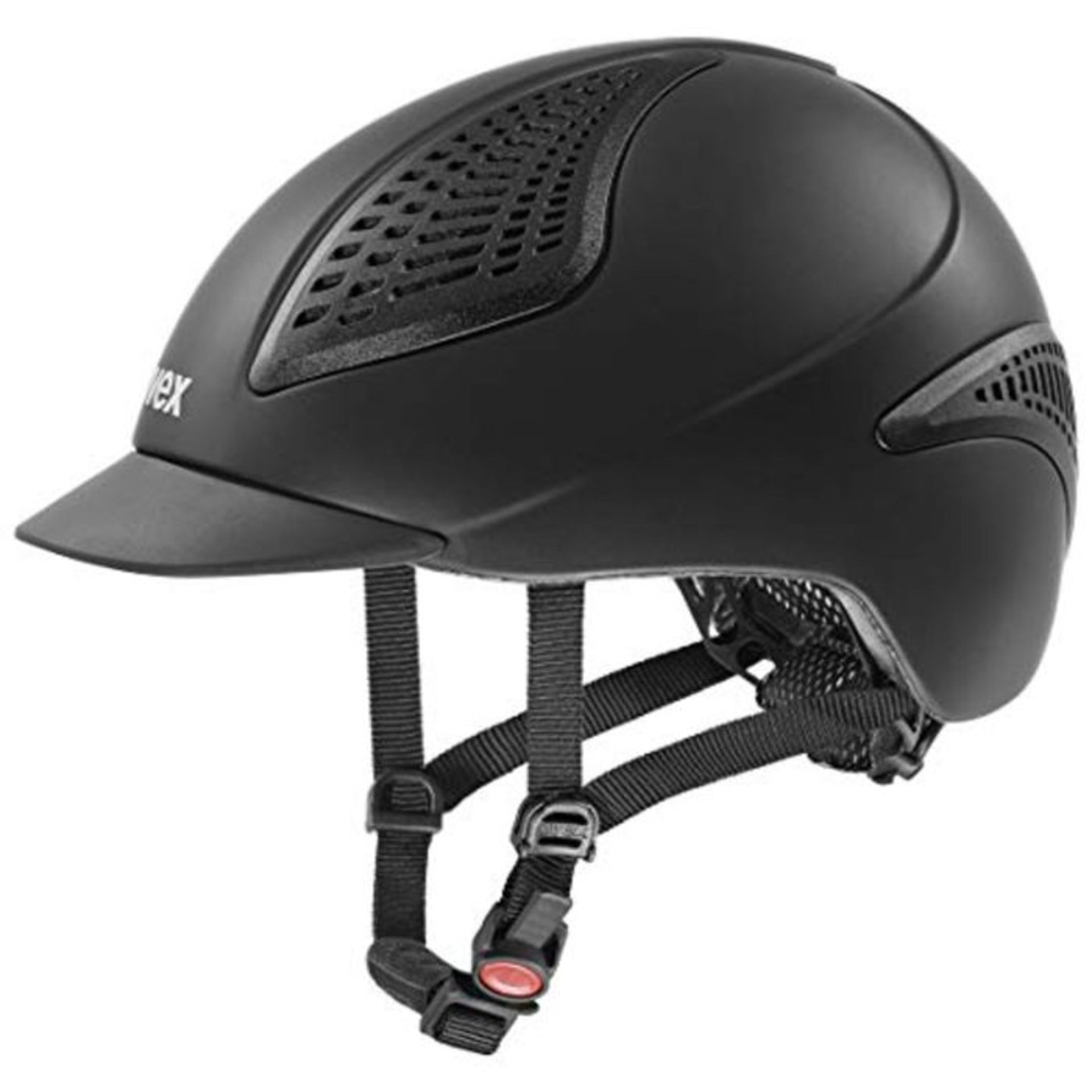 RRP £62.00 Uvex Unisex-Adult, exxential II riding helmet, black mat, 57-59 cm