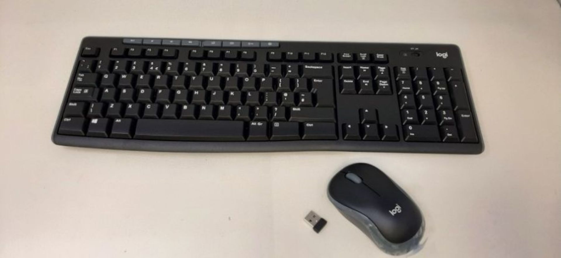 Logitech MK270 Wireless Keyboard and Mouse Combo for Windows, 2.4 GHz Wireless, Compac - Image 3 of 3