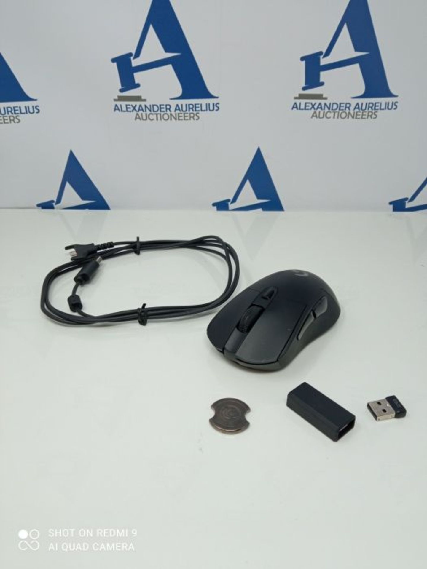 RRP £65.00 Logitech G703 LIGHTSPEED Wireless Gaming Mouse, HERO 25K Sensor, 25,600 DPI, RGB, Adju - Image 2 of 2