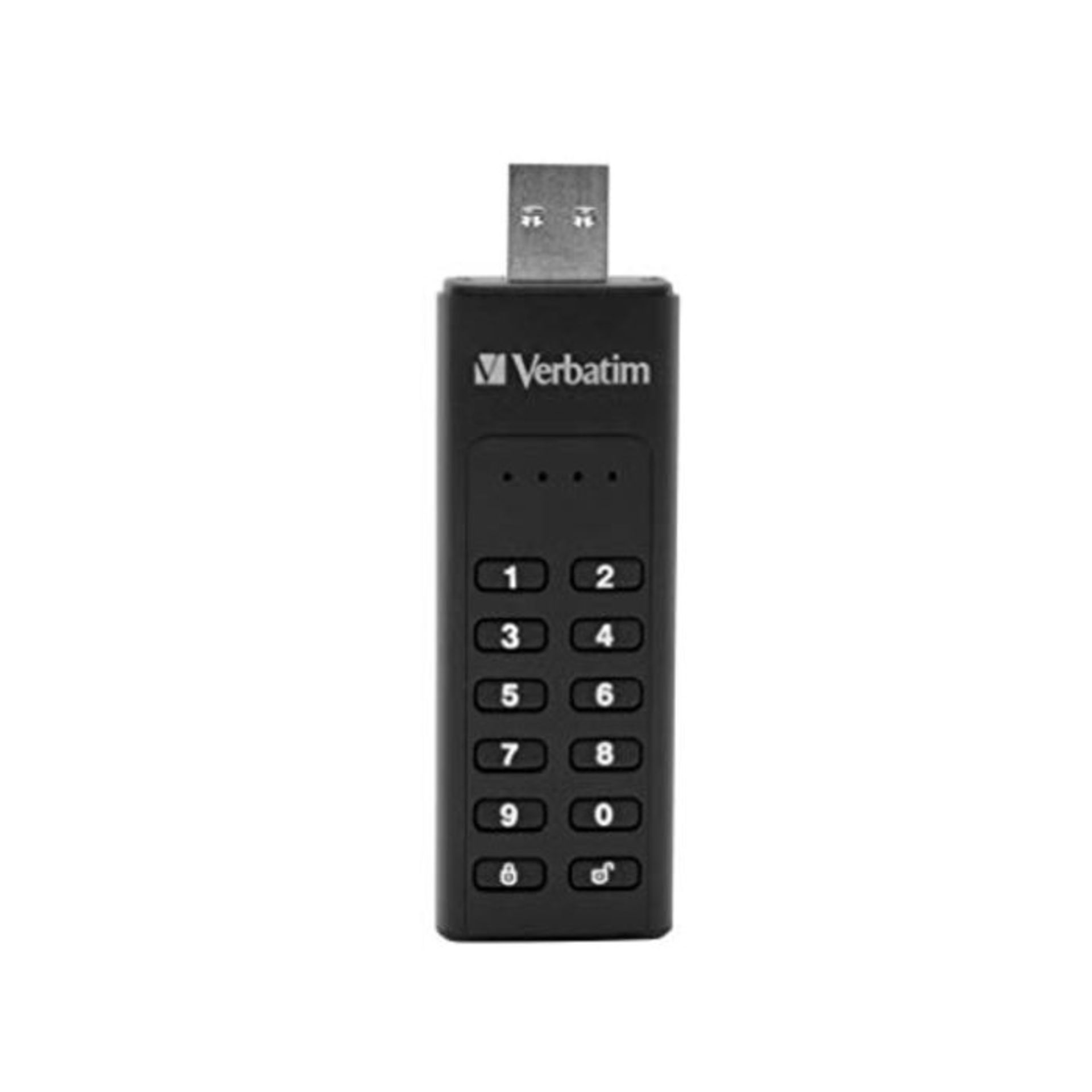 Keypad Secure USB 3.0 Flash Drive, 32GB, Black