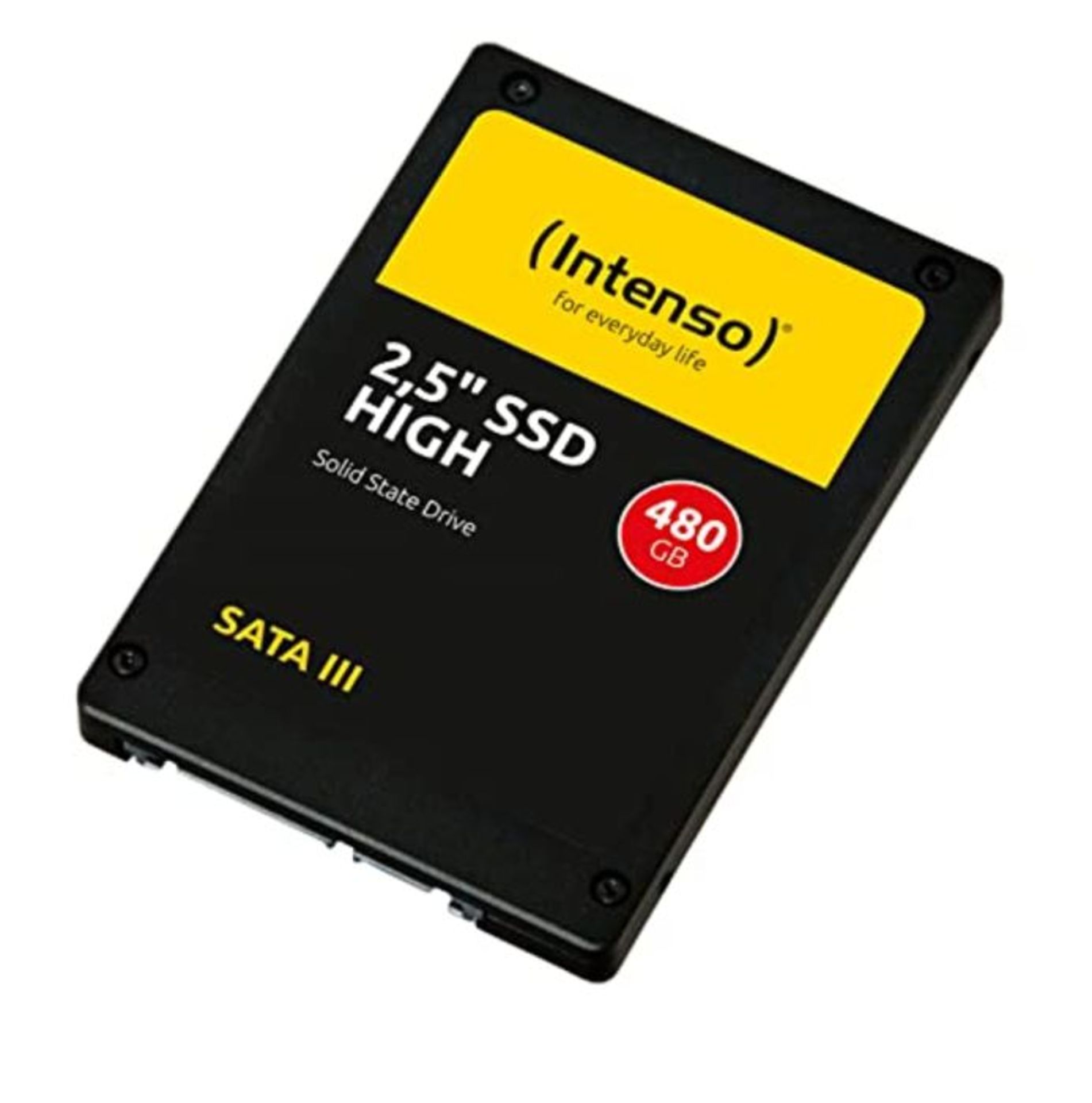 RRP £121.00 Intenso 3813450 High Performance interne SSD 480 GB (6,3 cm (2,5 Zoll), SATA III, 520