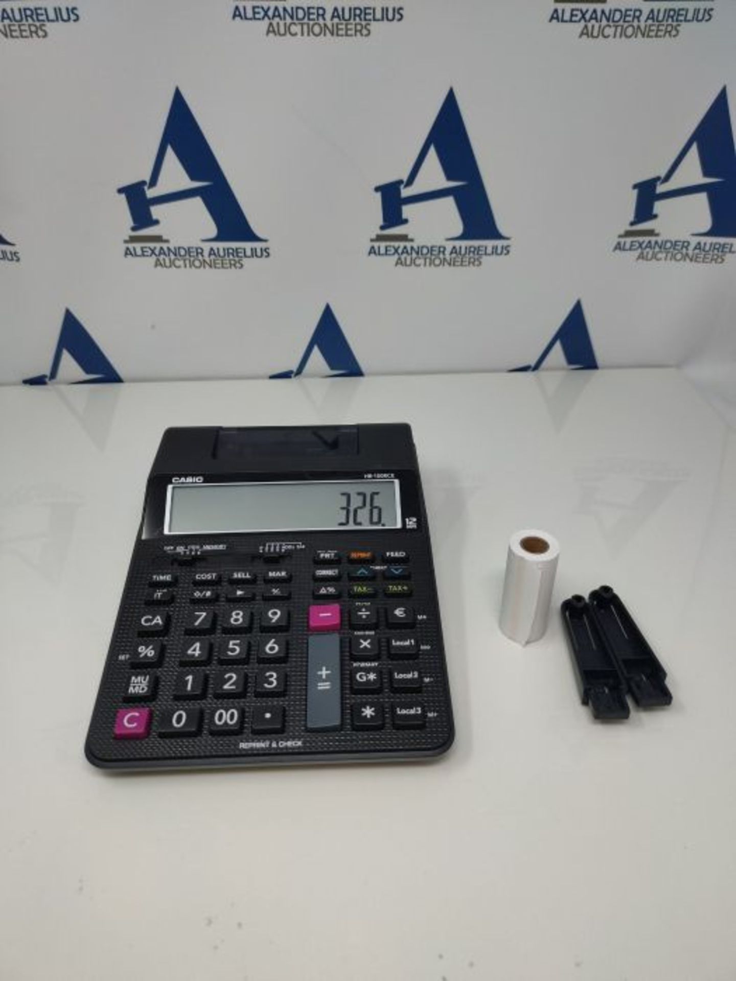 Casio HR-150RCE-WA-EC Printing Desktop Calculator, Black - Image 3 of 3