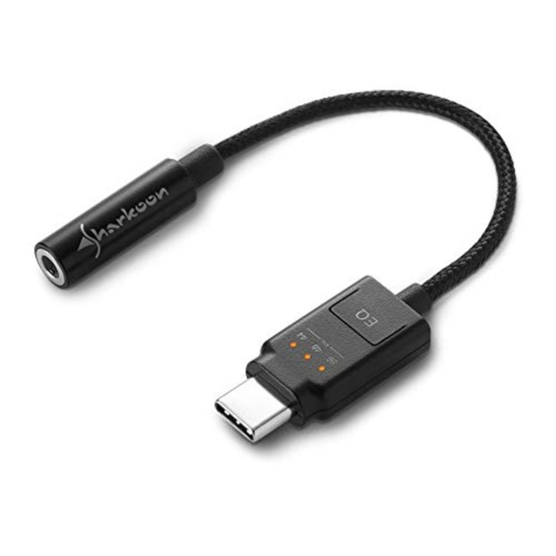 Sharkoon Mobile DAC External USB Type C Sound Card High-Resolution Audio