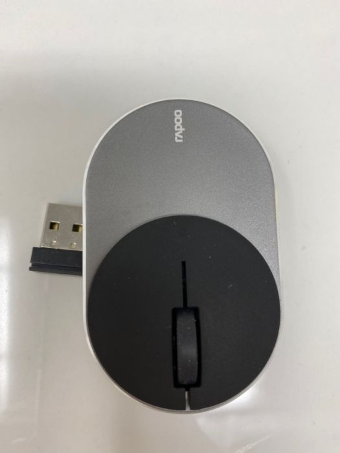 Rapoo M600 Mini Silent Wireless Mouse, Bluetooth and Wireless (2.4 GHz) via USB, Multi - Image 2 of 2