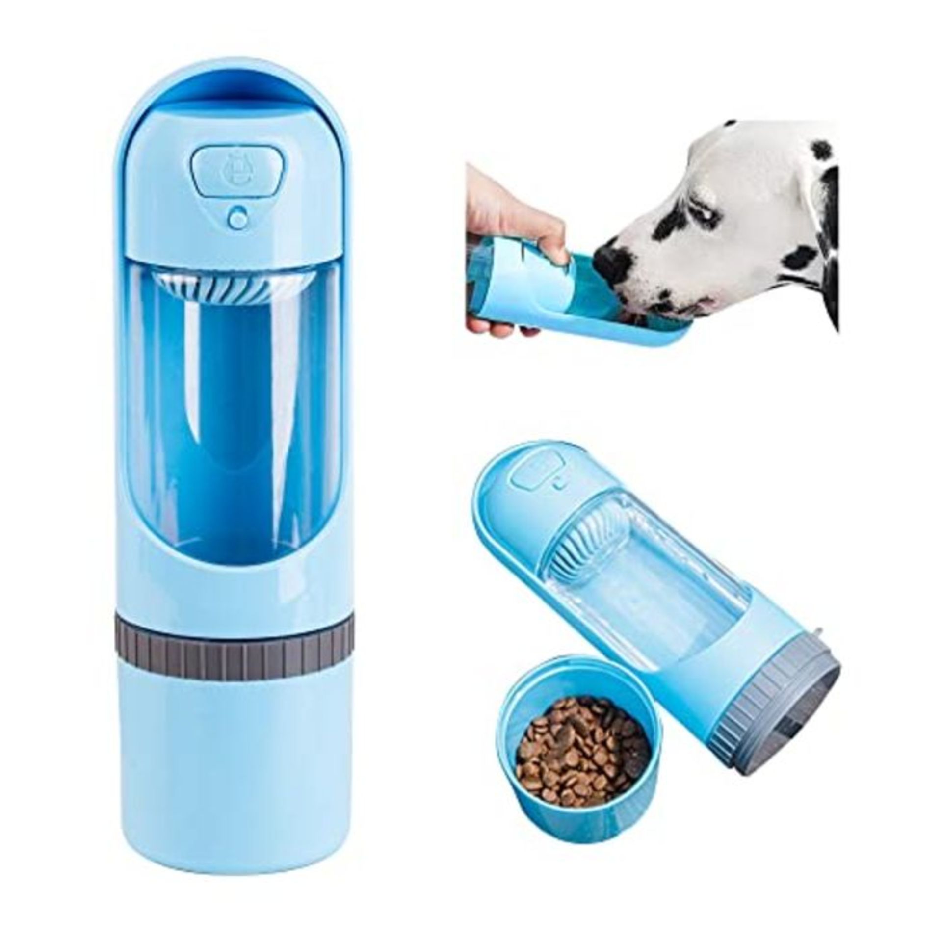 Dog Water Bottle, Multifunctional Dog Water Cup, Portable Drinking Bottle for Dogs and