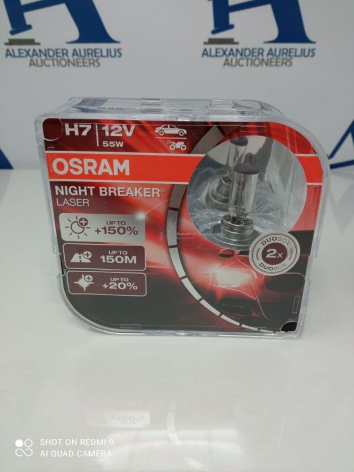 Osram Night Breaker Laser H7 64210NL-HCB next generation, +150% di luce, lampada da pr - Image 2 of 3