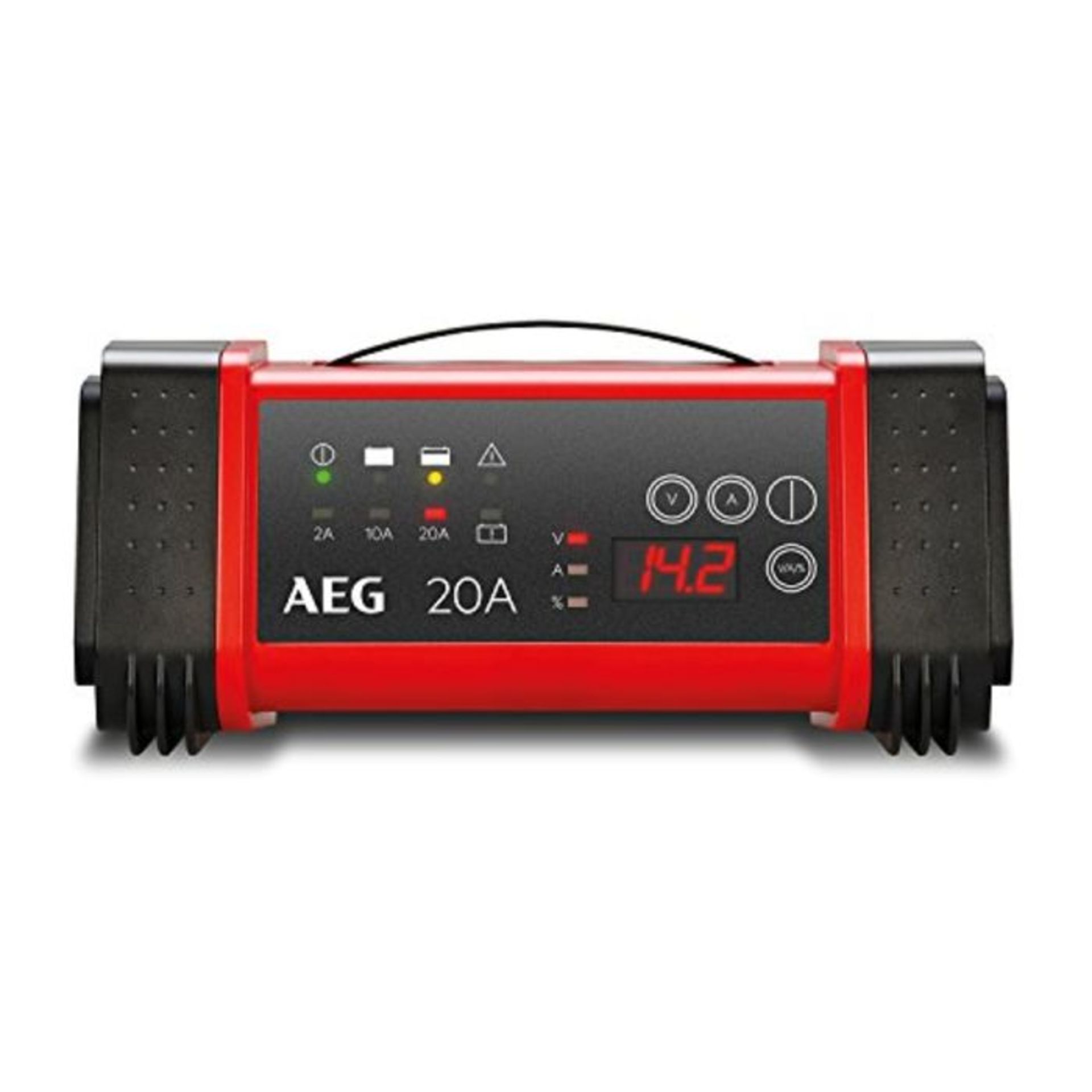 RRP £89.00 AEG 97025 Mikroprozessor Batterie Ladegerät LT 20 Ampere für 12 / 24 V, 9-stufig, Po