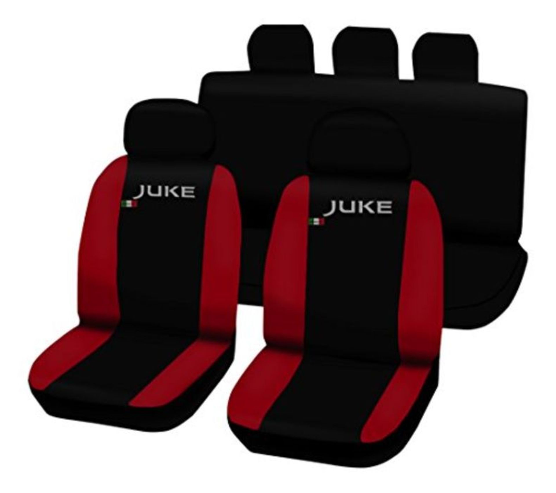 RRP £56.00 Lupex Shop Juke_N.R Seat Cover, Two-Tone, Black/Red