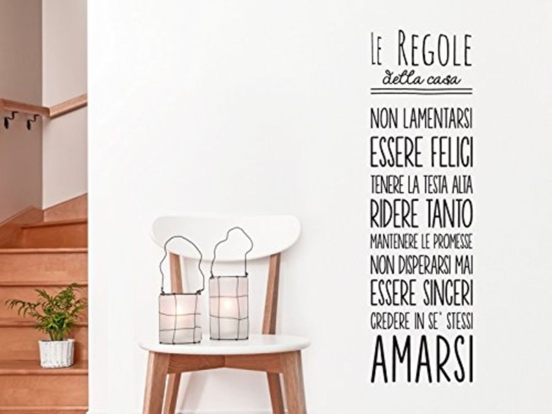 adesivo4you ® Wall Sticker for Decorating the House - The Rules Of The House - Ph