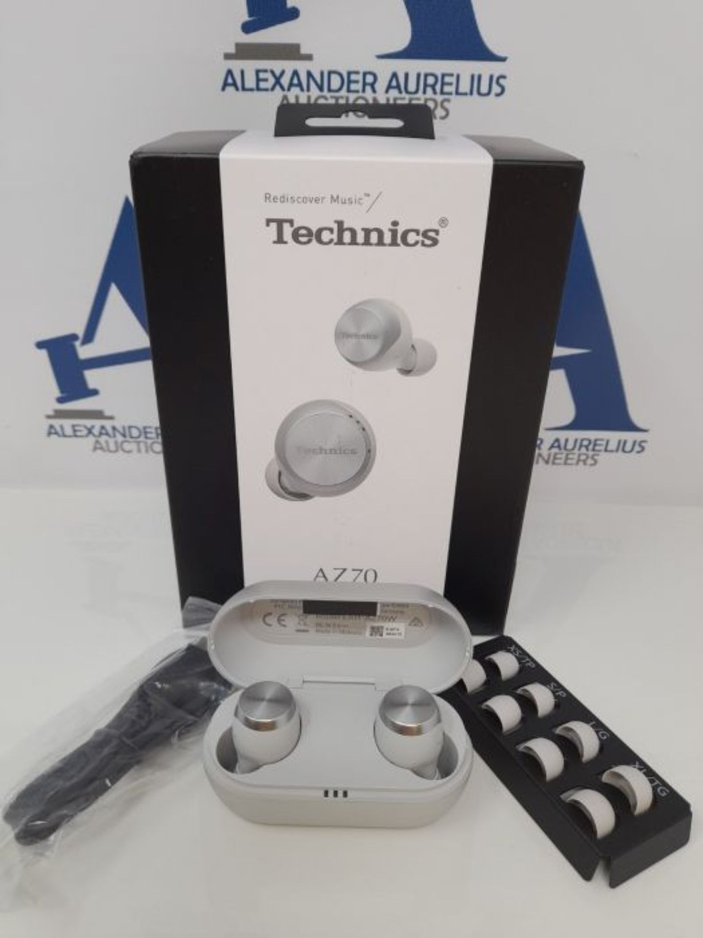 RRP £244.00 Technics AZ70WE Premium True Wireless Earbuds, with Noise Cancelling and Bluetooth Fun - Image 2 of 3