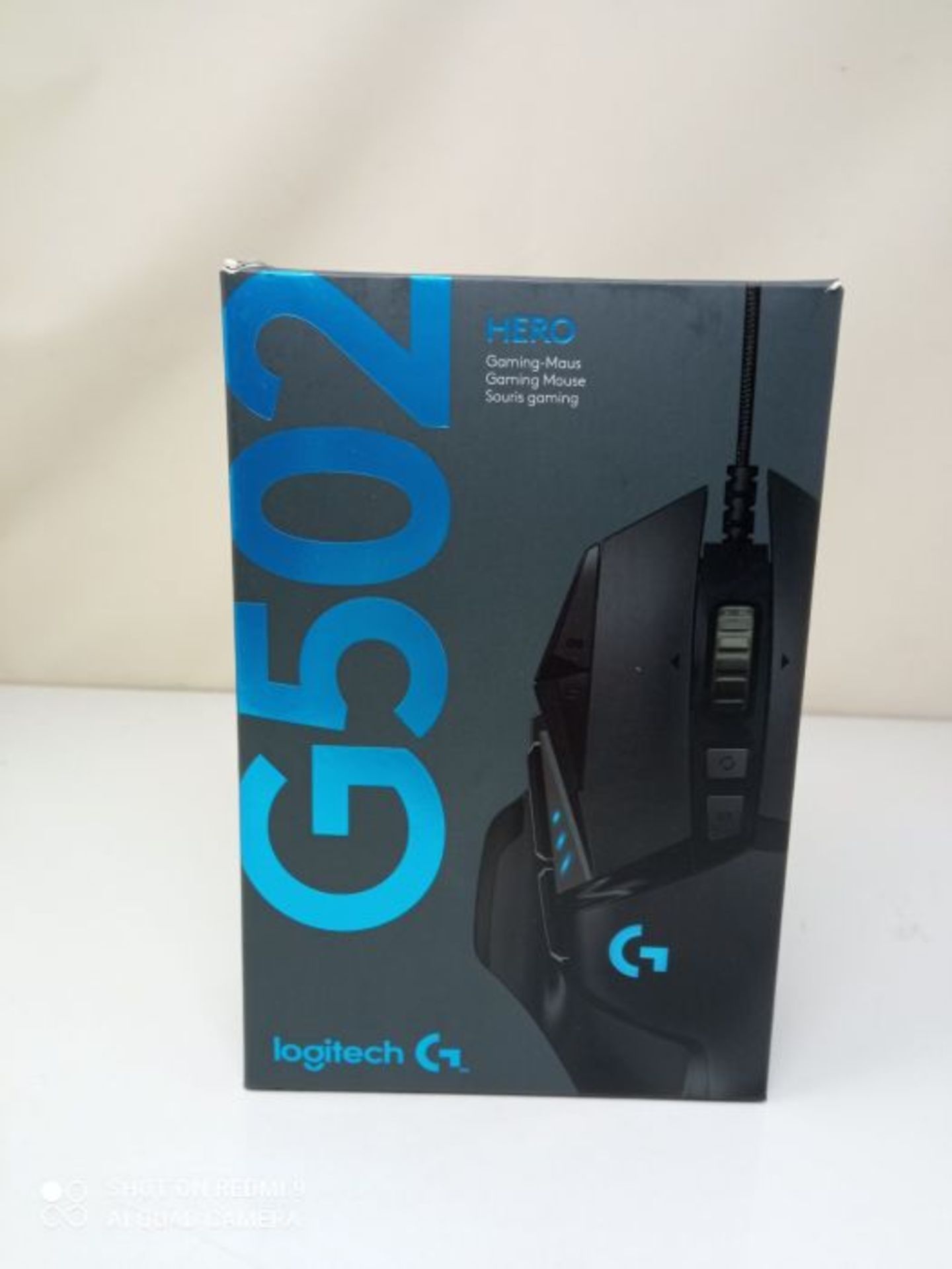 RRP £59.00 Logitech G502 HERO High Performance Wired Gaming Mouse, HERO 25K Sensor, 25,600 DPI, R - Image 2 of 3