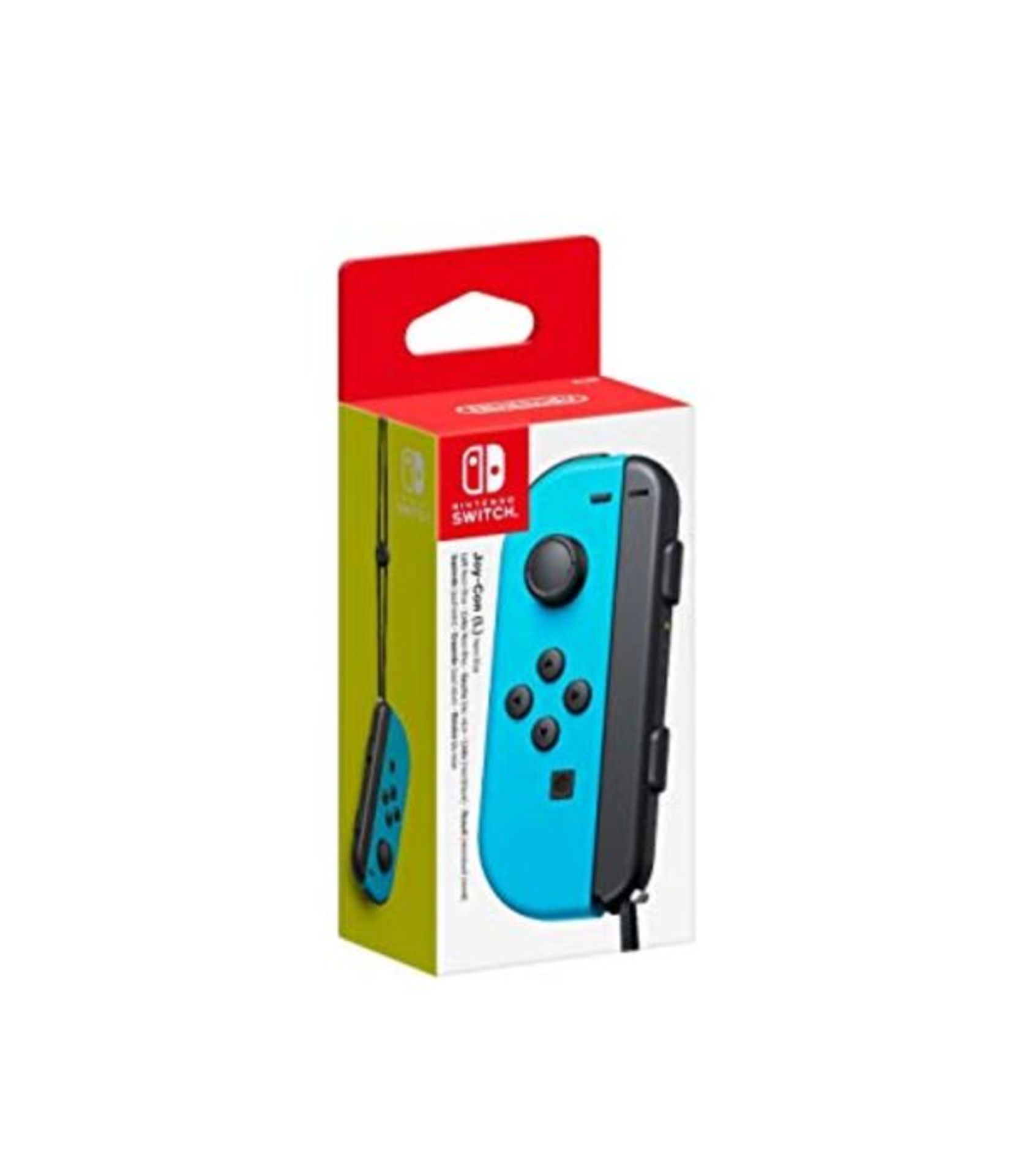 RRP £59.00 [CRACKED] Joy-Con Left (Neon Blue) (Nintendo Switch)