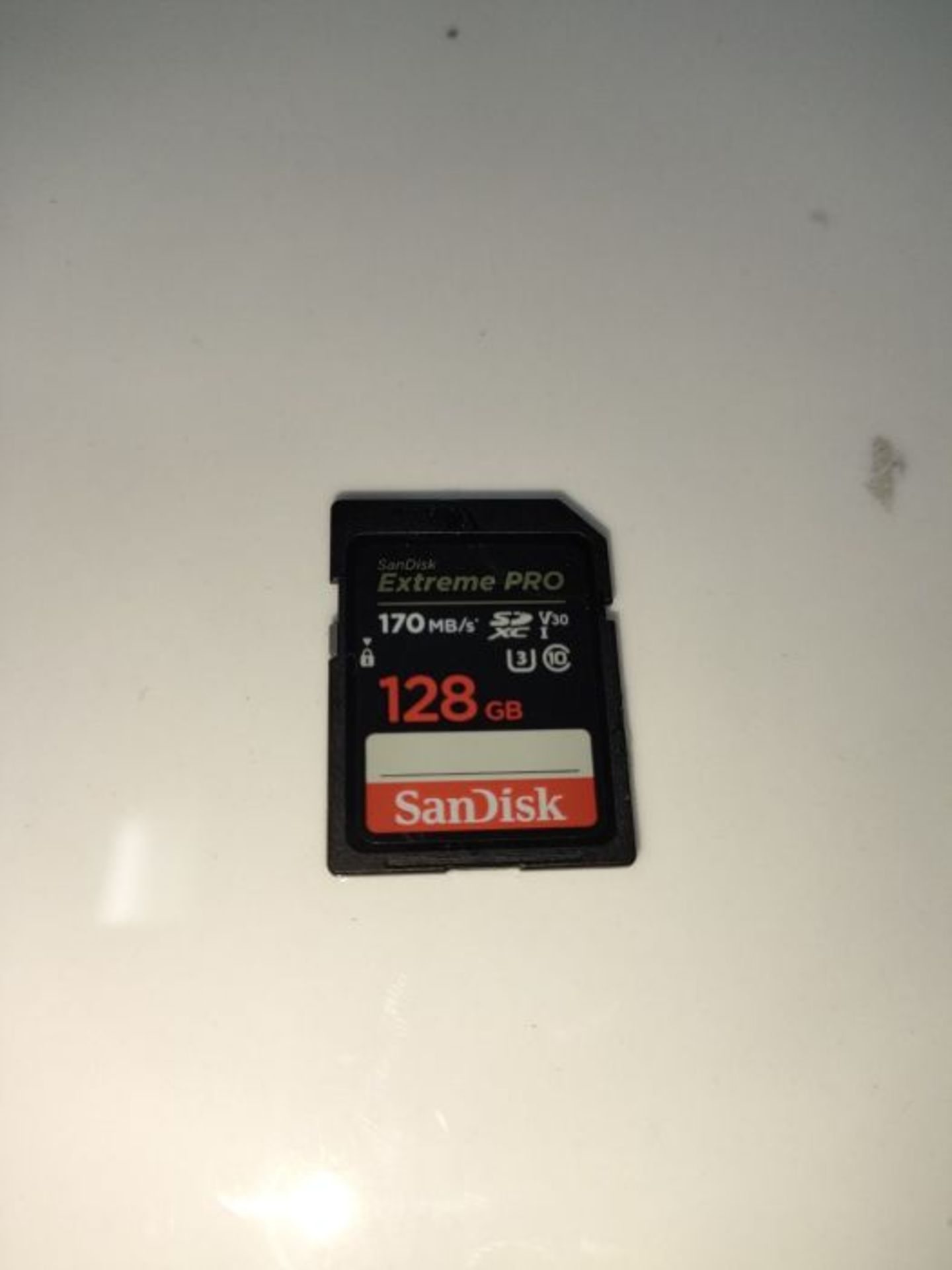 SanDisk Extreme Pro SDXC UHS-I Speicherkarte 128 GB (V30, Übertragungsgeschwindigkeit - Image 2 of 3