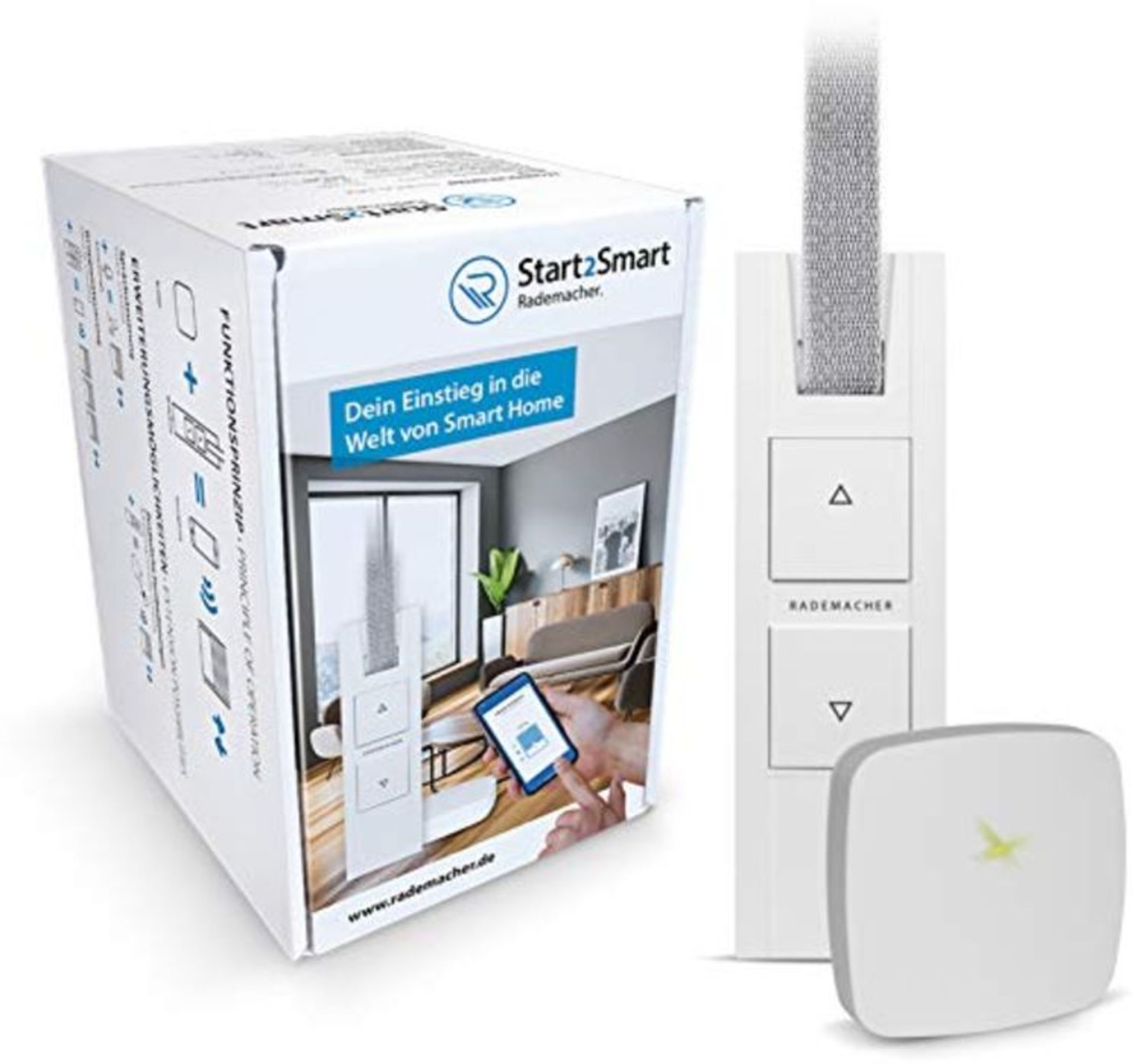 RRP £146.00 Rademacher Start2Smart-Kit"Belt Winder - Smart Home Starter Set Including Bridge & Rol