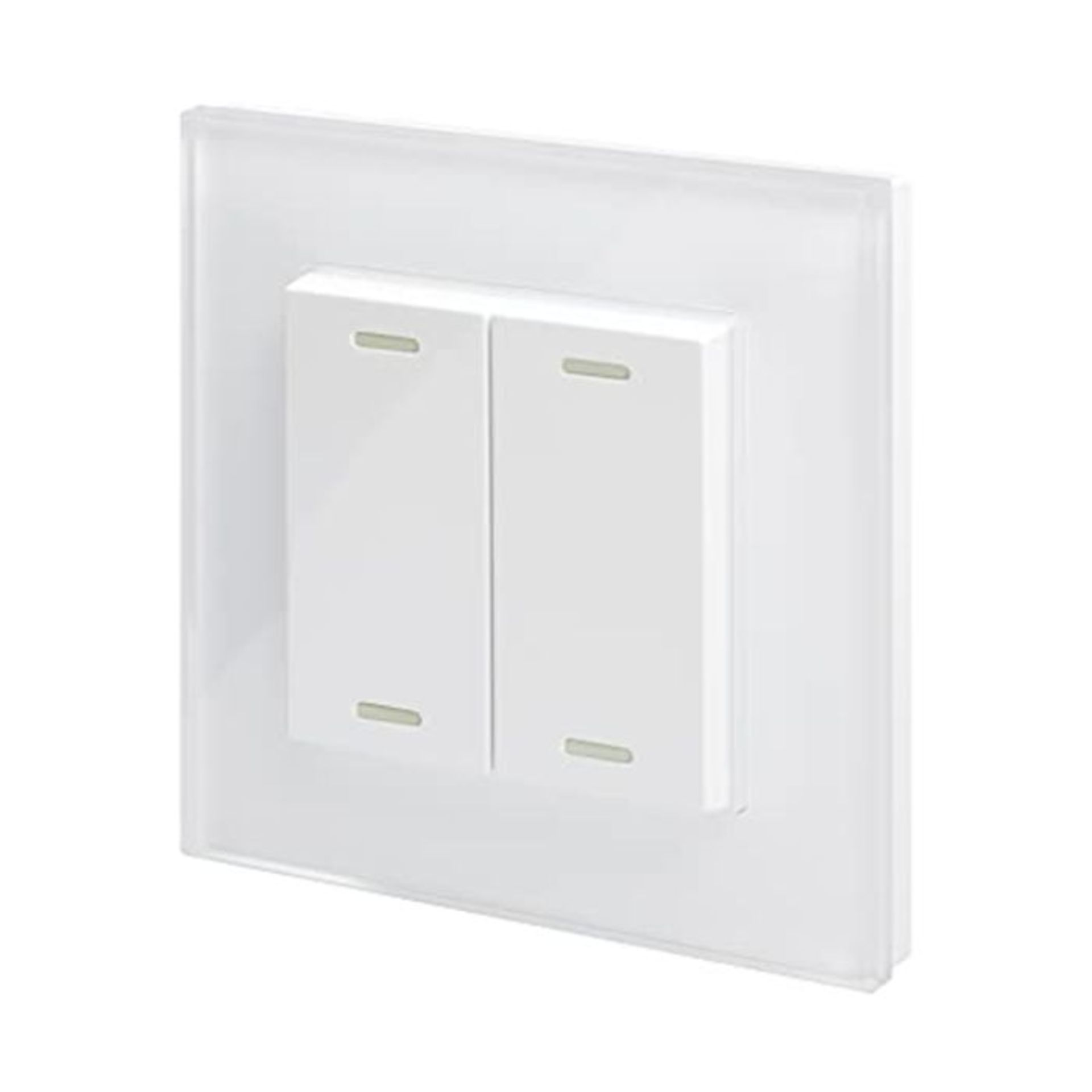 Retrotouch 2802 Friends of Hue Smart Switch - White Plain Glass, 86.0 mm*14.0 mm*86.0