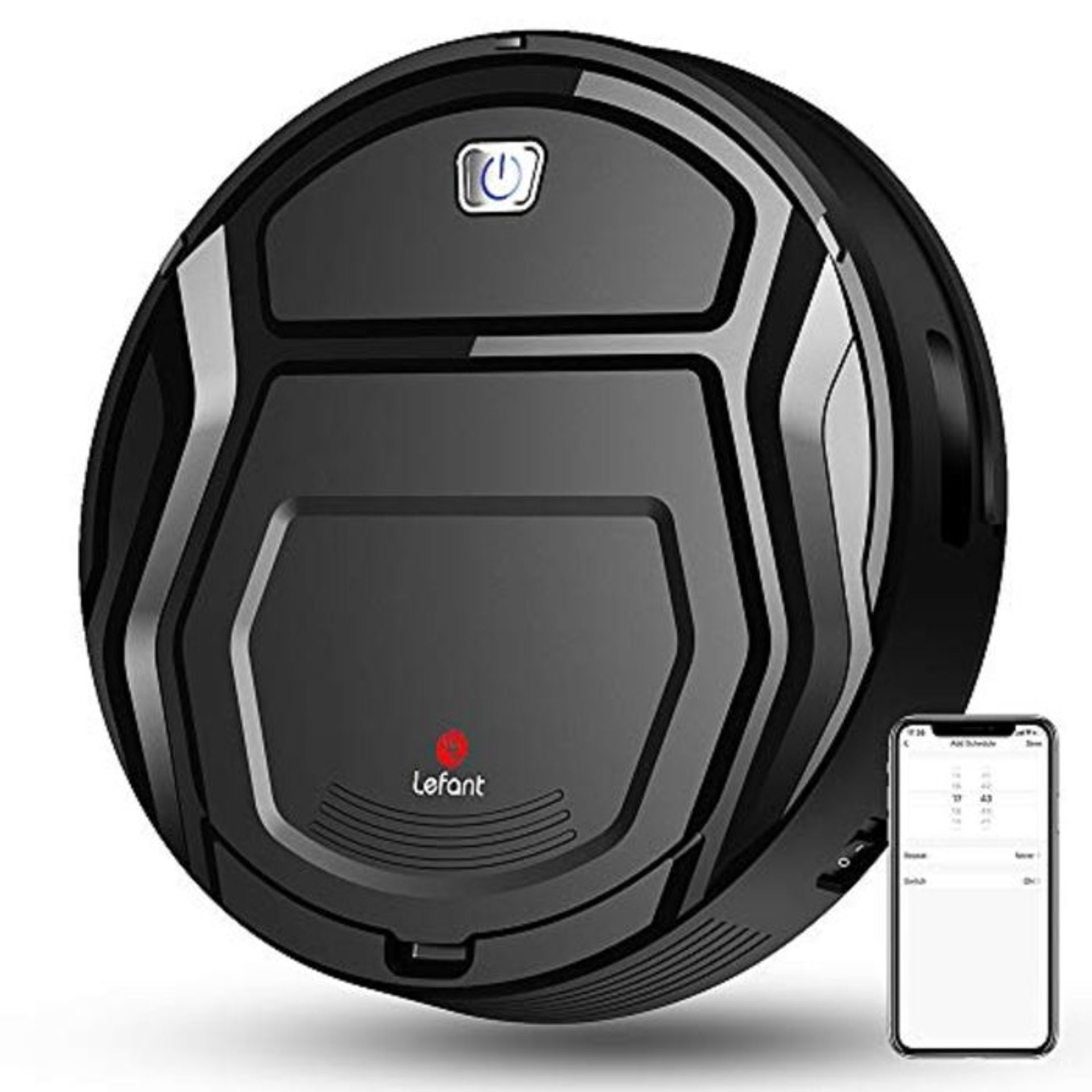 RRP £136.00 Lefant Robot Vacuum Cleaner, Auto Robotic Vacuumms, Upgraded 6D Collision Sensor, 1800