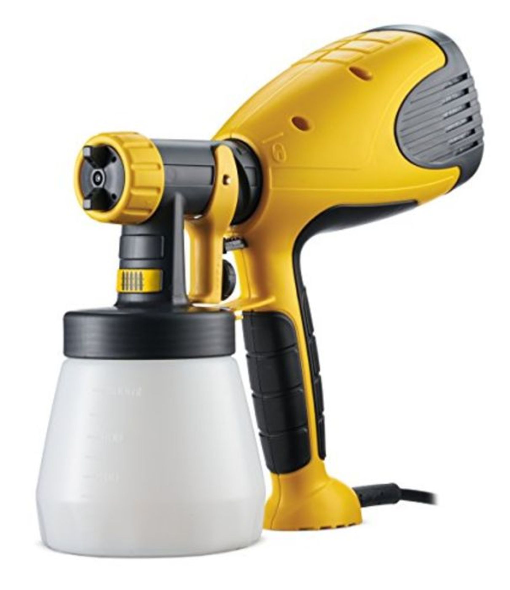 RRP £54.00 Wagner 2361508 W 100 Electric Paint Sprayer, 800 ml capacity, 280 W, Yellow/ Black, 26