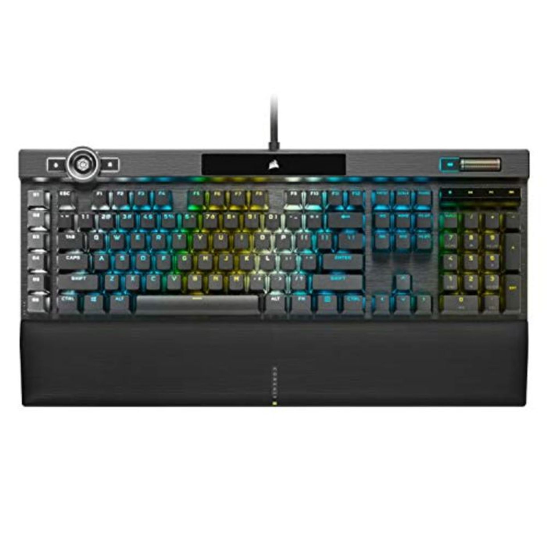 RRP £273.00 Corsair K100 RGB Optical-Mechanical Gaming Keyboard - Corsair OPX RGB Optical-Mechanic