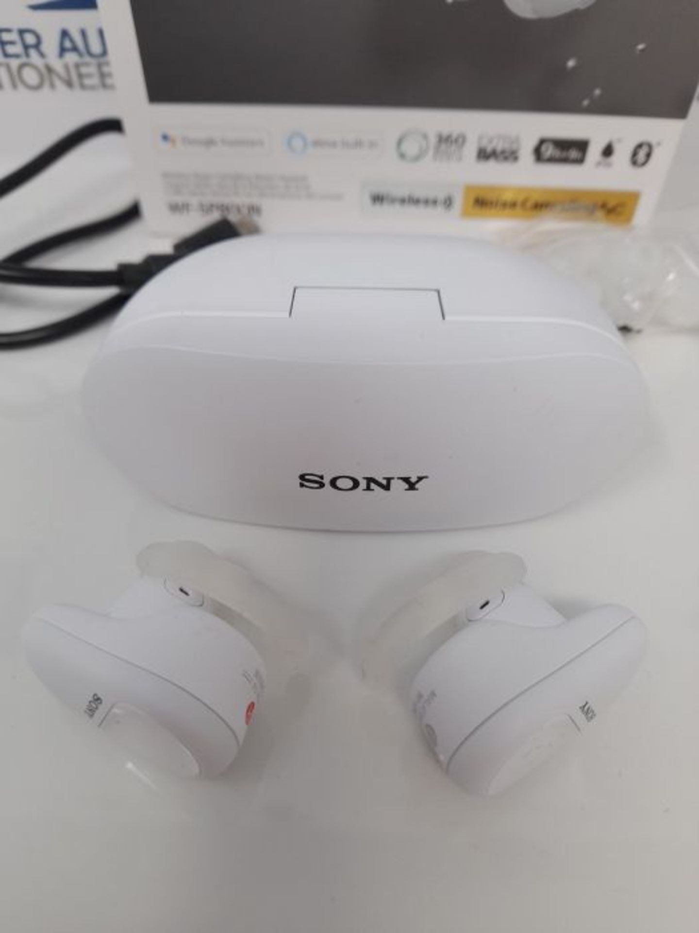 RRP £162.00 Sony WF-SP800N Noise Cancelling Truly Wireless Headphones - Stable Bluetooth Connectio - Image 3 of 3