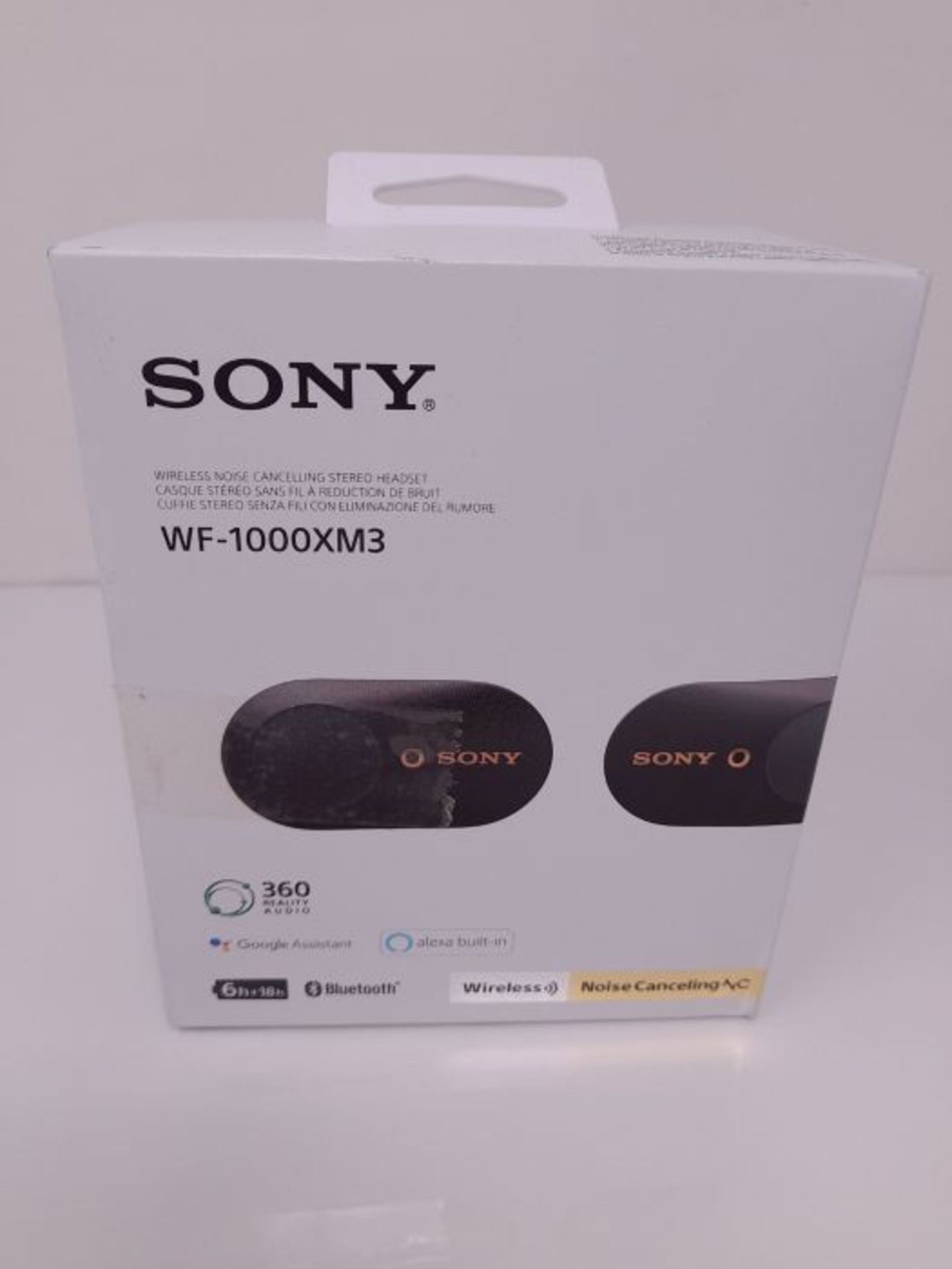 RRP £167.00 Sony WF-1000XM3 Truly Wireless Noise Cancelling Headphones with Mic, up to 32H battery - Image 2 of 3