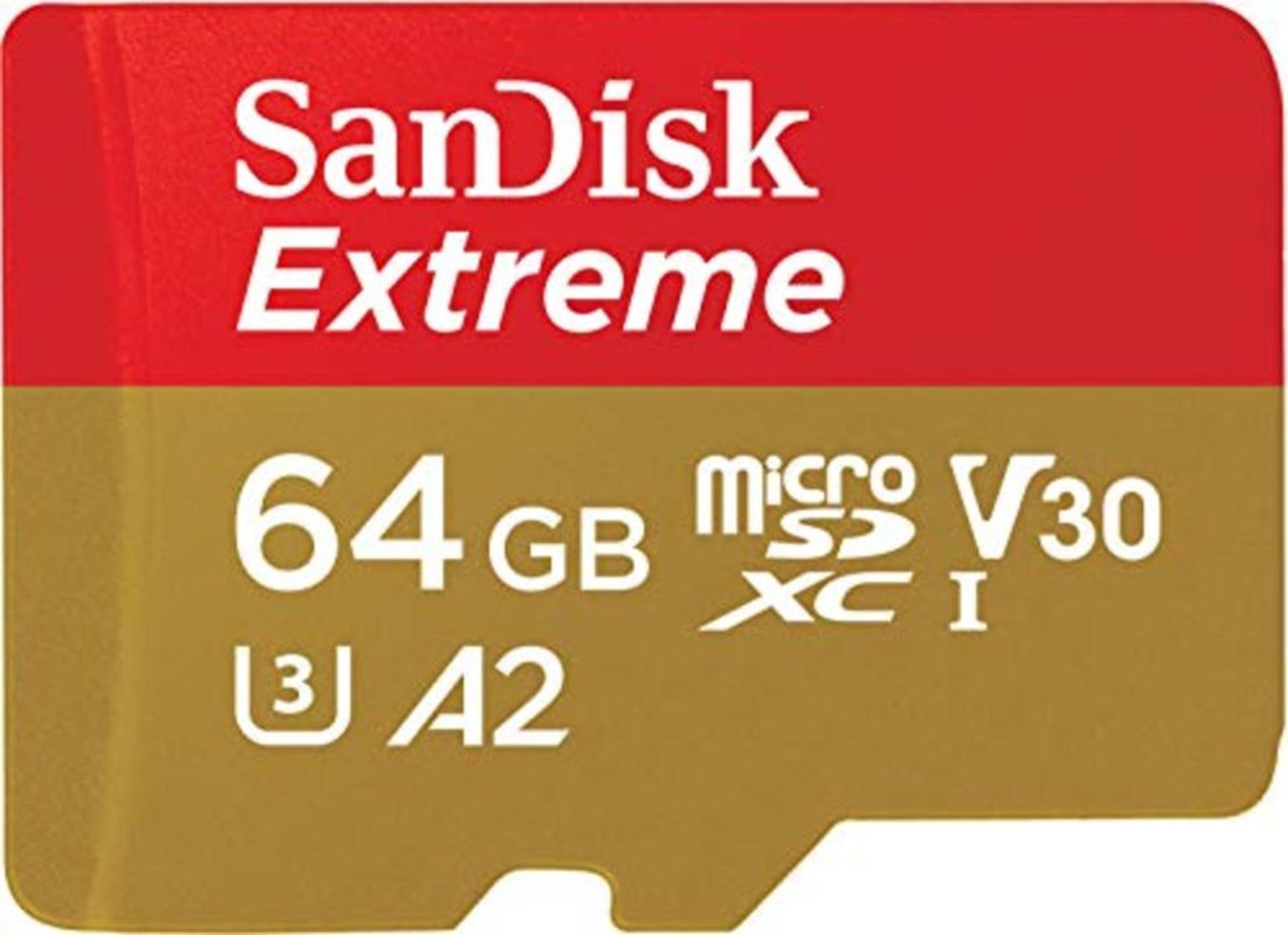 SanDisk Extreme microSDXC 64GB + SD Adapter + Rescue Pro Deluxe 160MB/s A2 C10 V30 UHS