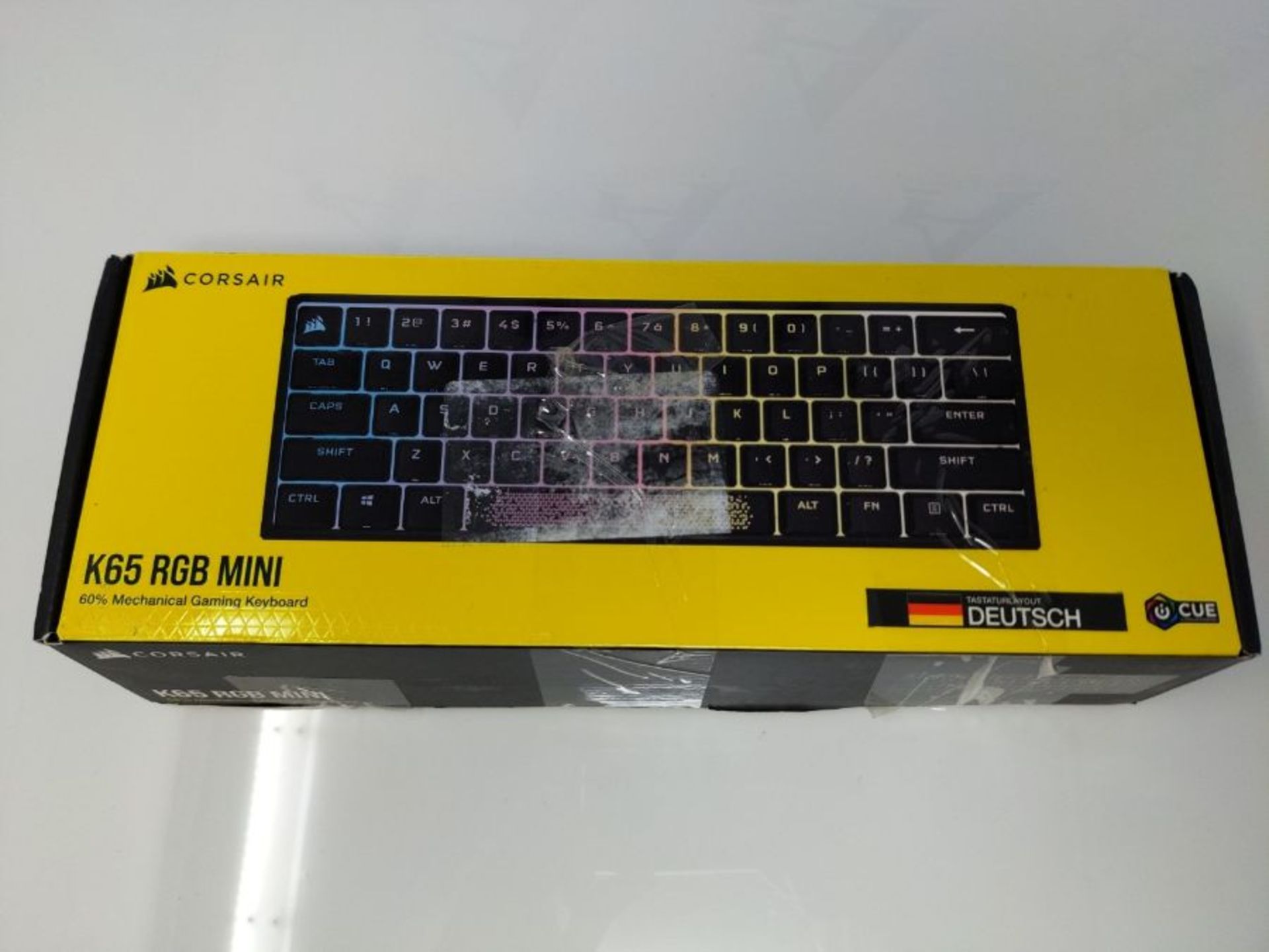 RRP £99.00 Corsair K65 RGB MINI 60% Mechanische Gaming-Tastatur (Anpassbare RGB-Beleuchtung einze - Image 2 of 3