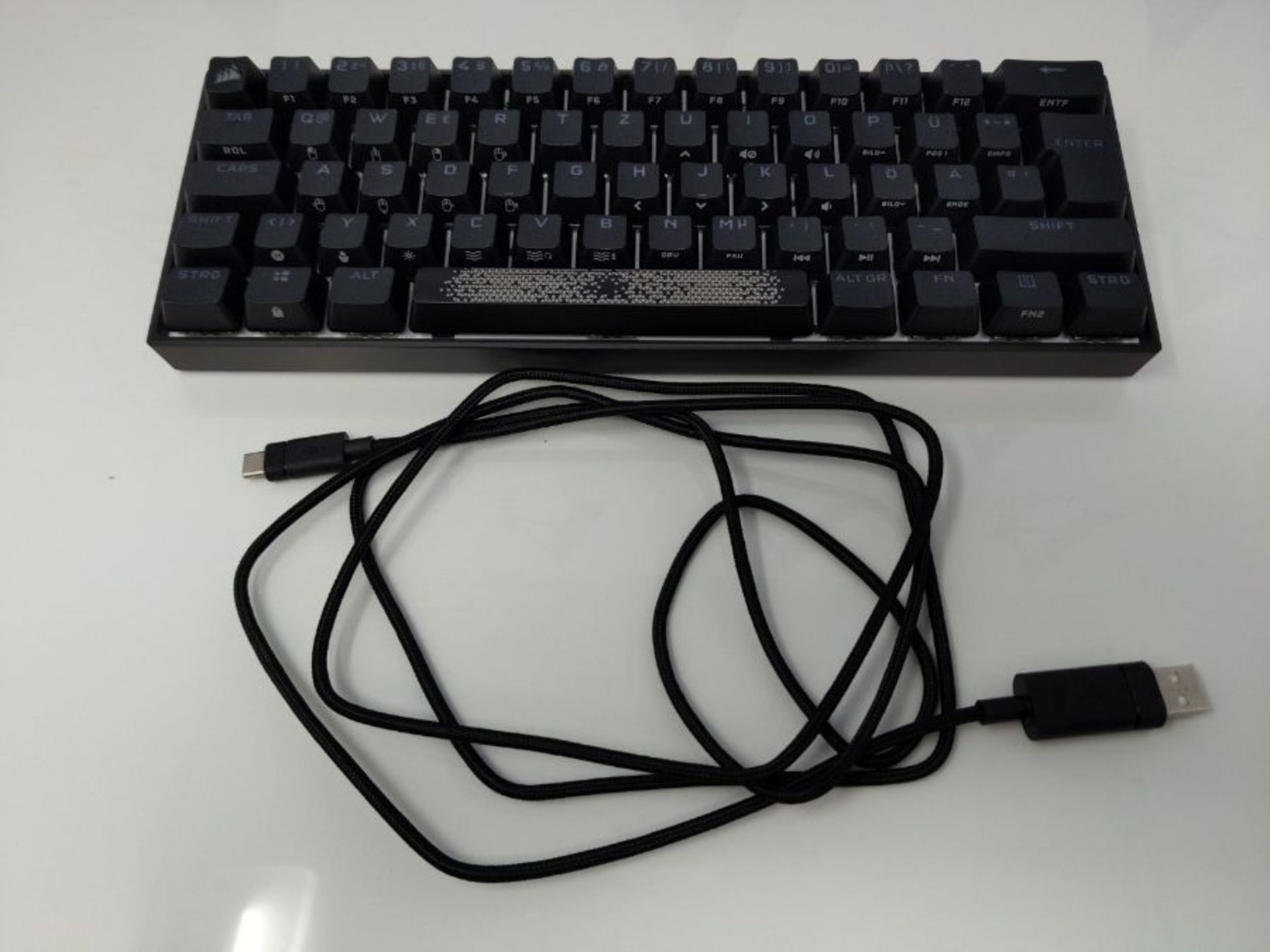 RRP £99.00 Corsair K65 RGB MINI 60% Mechanische Gaming-Tastatur (Anpassbare RGB-Beleuchtung einze - Image 3 of 3
