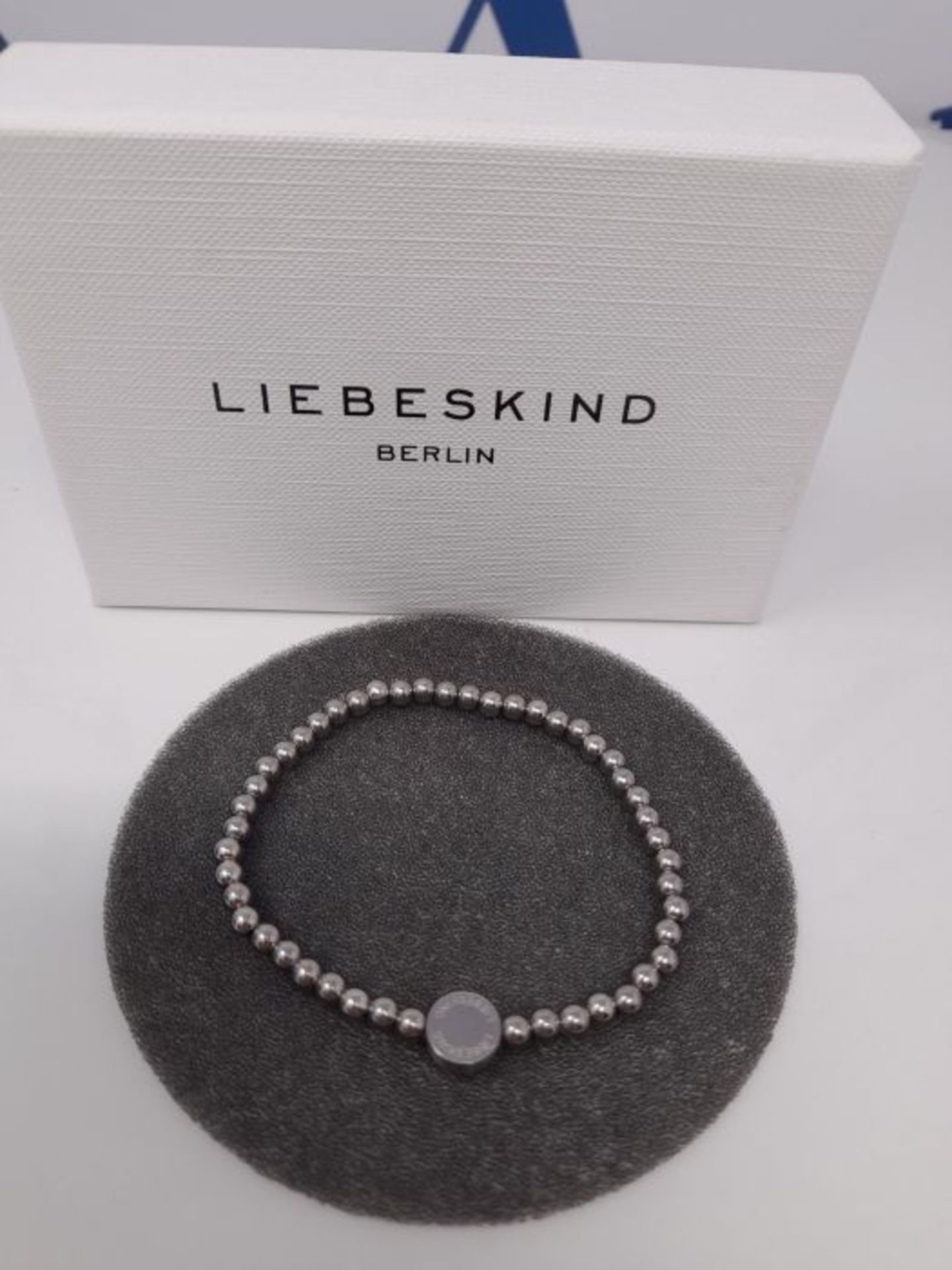 LIEBESKIND BERLIN Beads 6mm mit Logotag in Edelstahl - Image 2 of 3