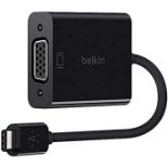 Belkin - Adaptateur USB-C vers VGA - Noir (compatible avec le nouvel iPad Pro)