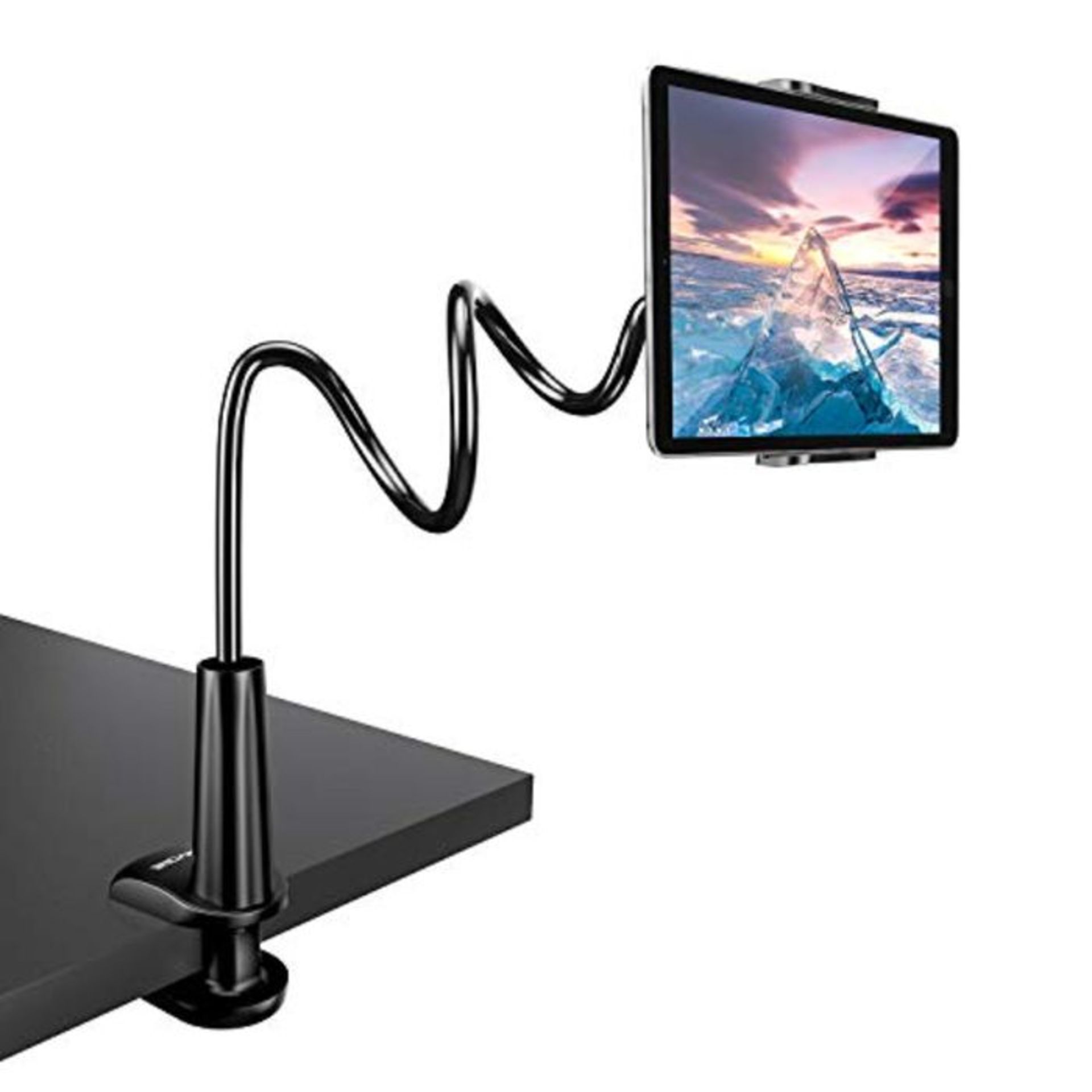 Tryone Adjustable Tablet Stand with Gooseneck for iPad iPhone Series/Nintendo Switch/S