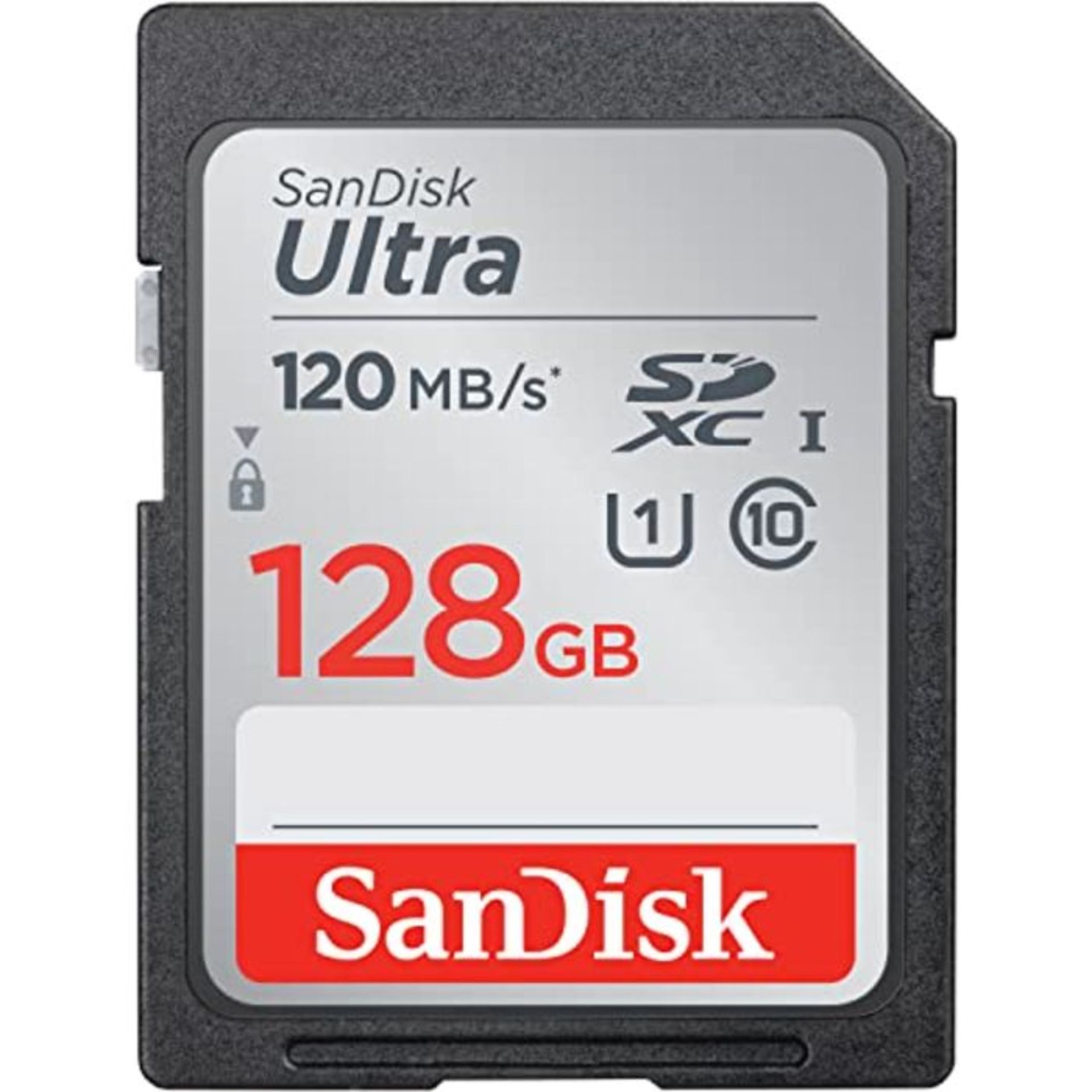 SanDisk Ultra SDXC UHS-I Speicherkarte 128 GB (Für Kompaktkameras der Einstiegs- und