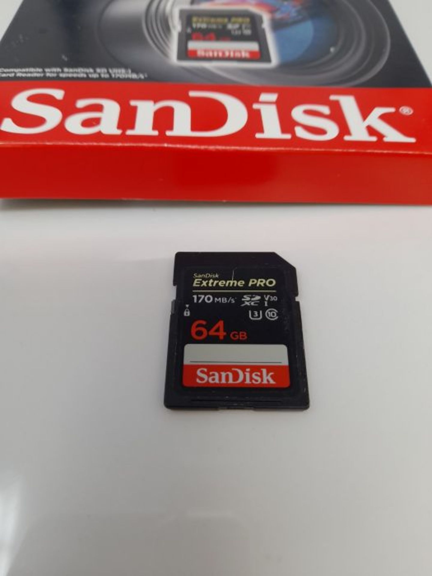 SanDisk Extreme PRO, Scheda di memoria da 64 GB SDXC fino a 170 MB / s, UHS-1, Classe - Image 2 of 2