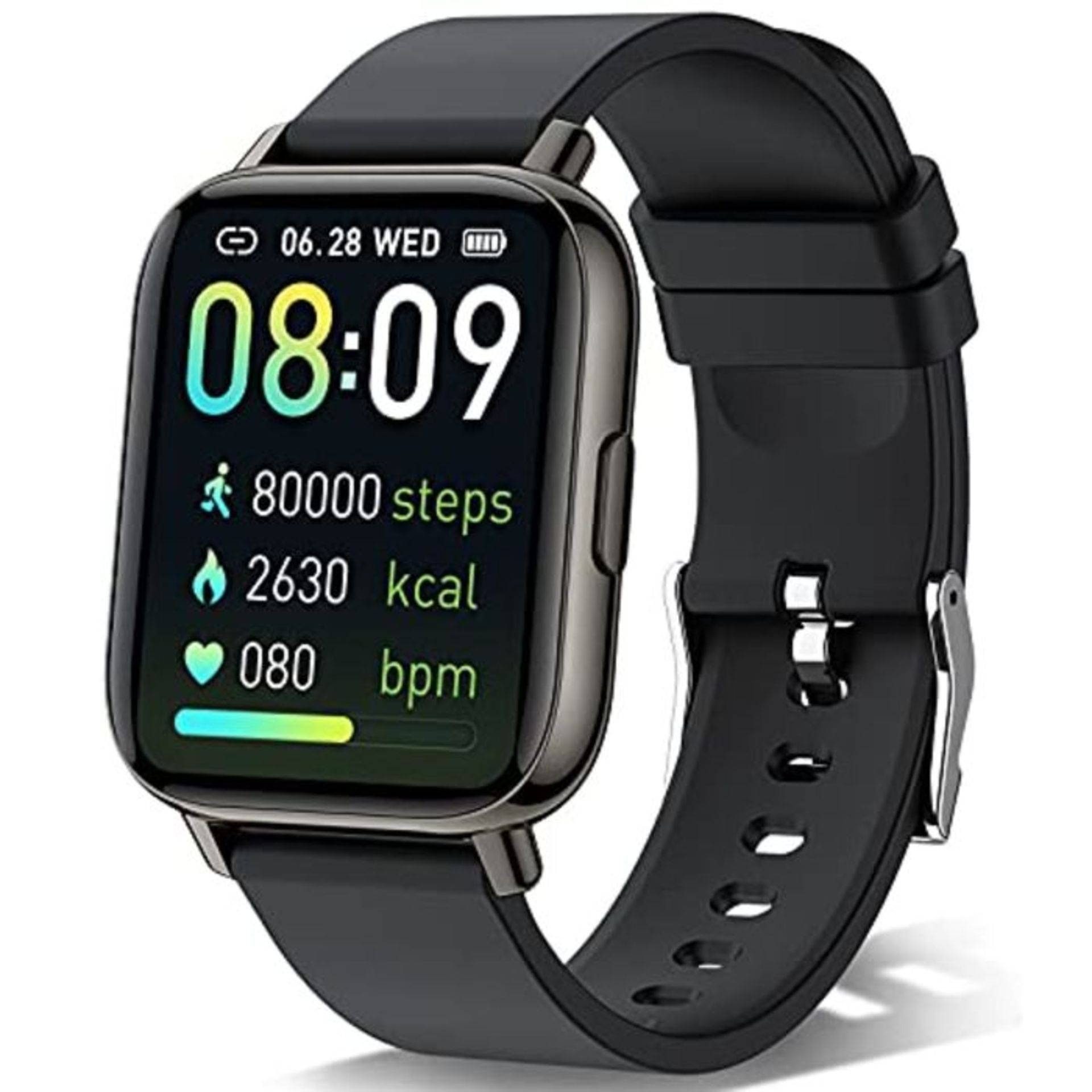 Sudugo Smartwatch, 1.69 Zoll Touch Armbanduhr Fitnessuhr mit 24 Sportmodi, Fitness Tra