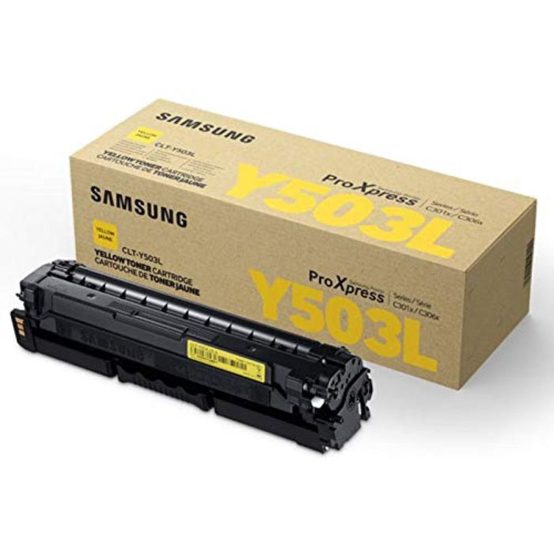 RRP £85.00 Samsung SU491A CLT-Y503L High Yield Toner Cartridge, Yellow, Pack of 1