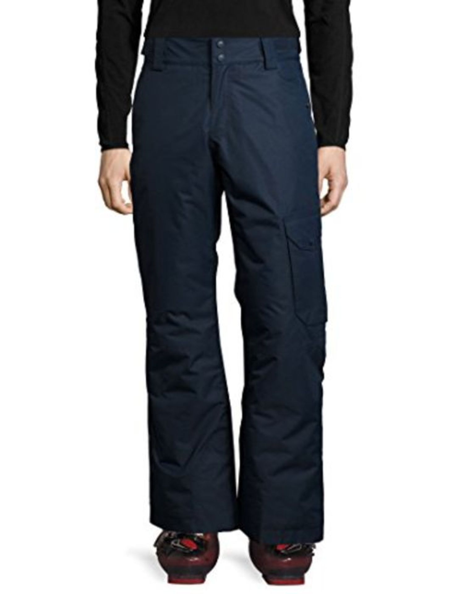 Ultrasport Advanced Ski Pants Cargo for Men, Ski Pants, Snowboarding Trousers, Navy, M