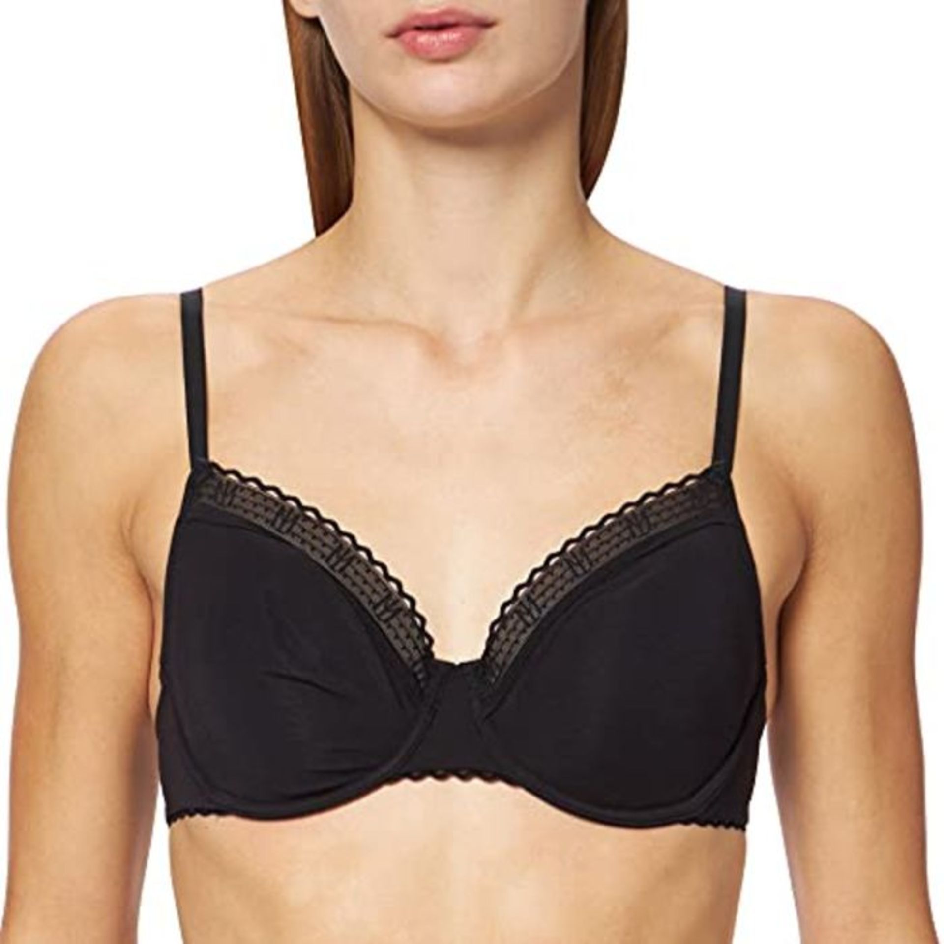 Maison Lejaby Women's La Petite Lejaby Non-Padded Wired Bra, Black (Noir 04), 34B (Siz