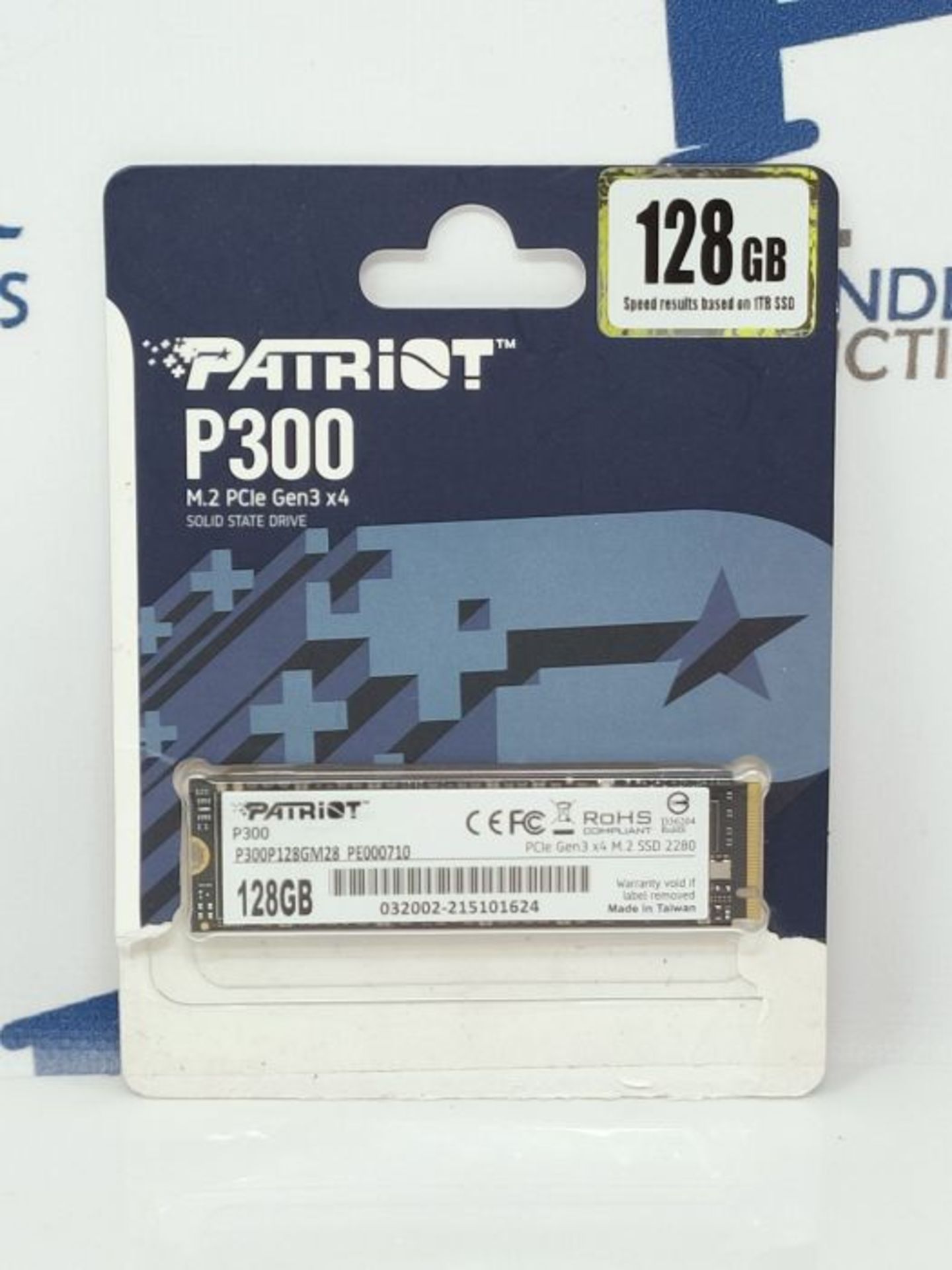 Patriot P300 M.2 2280 PCIe gen 3x4 NVMe SSD 128GB UnitÃ¡ a Stato Solido interno SSD - Image 2 of 3