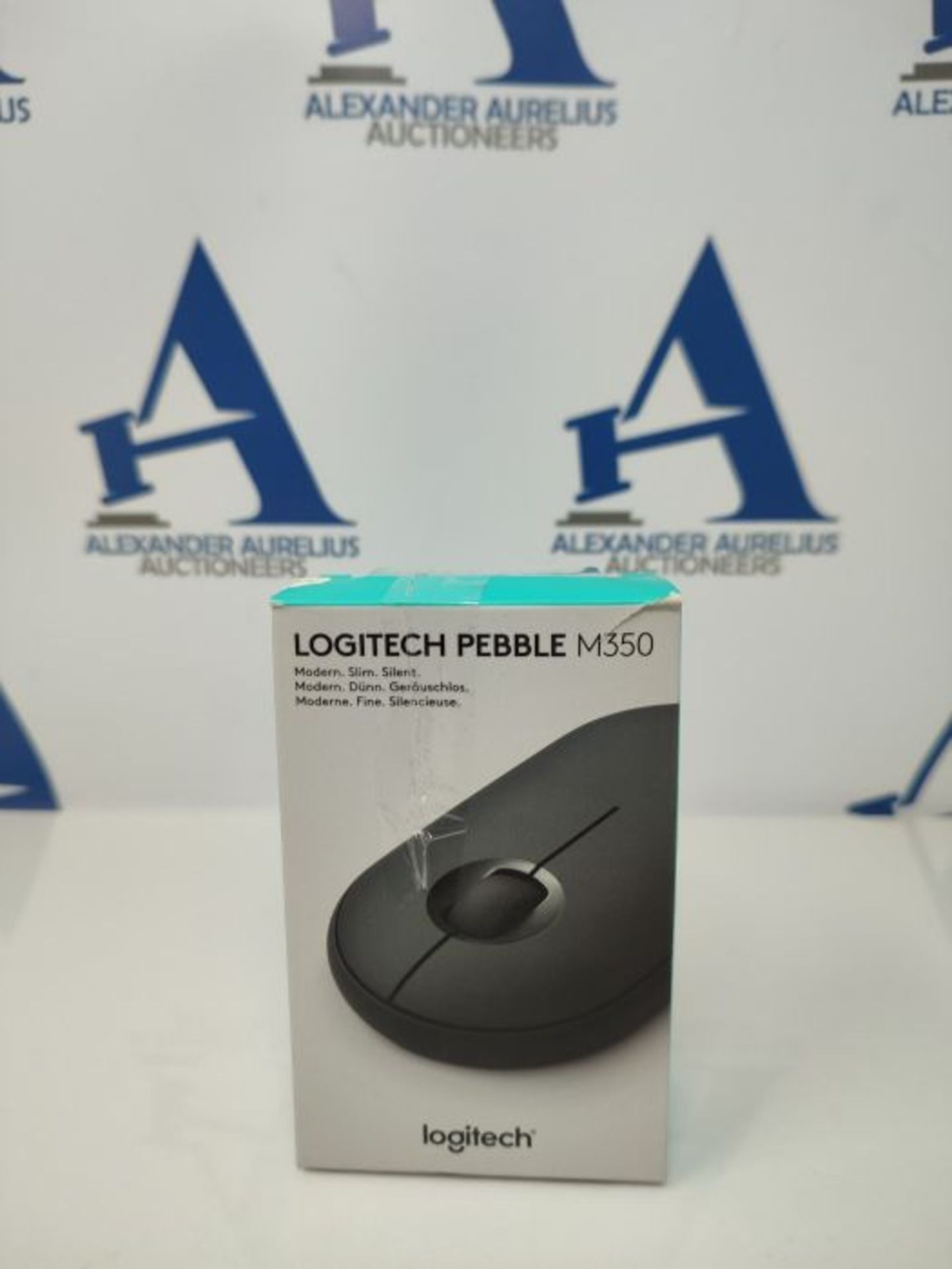 Logitech Pebble Wireless Mouse, Bluetooth or 2.4 GHz with USB Mini-Receiver, Silent, S - Image 2 of 3