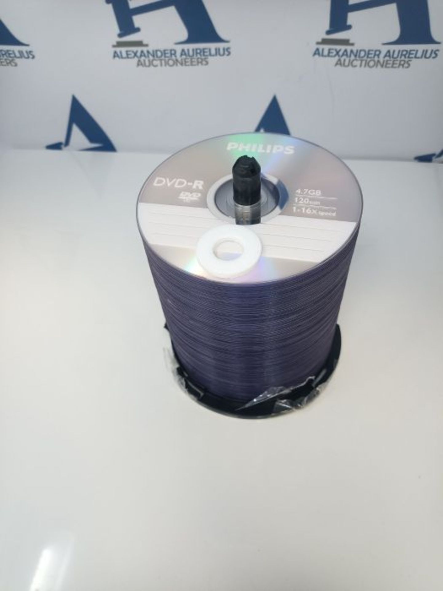 Philips DVD-R Rohlinge (4.7 GB Data/ 120 Minuten Video, 16x High Speed Aufnahme, 100er - Image 2 of 3