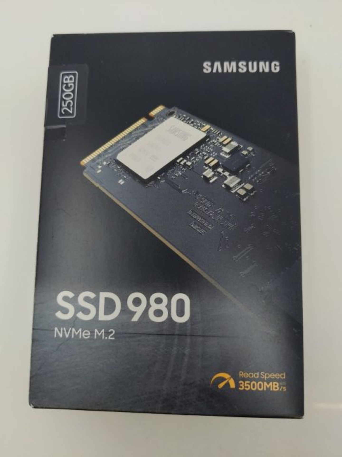 Samsung 980 250 GB PCIe 3.0 (bis zu 2.900 MB/s) NVMe M.2 Internes Solid State Drive (S - Image 2 of 3