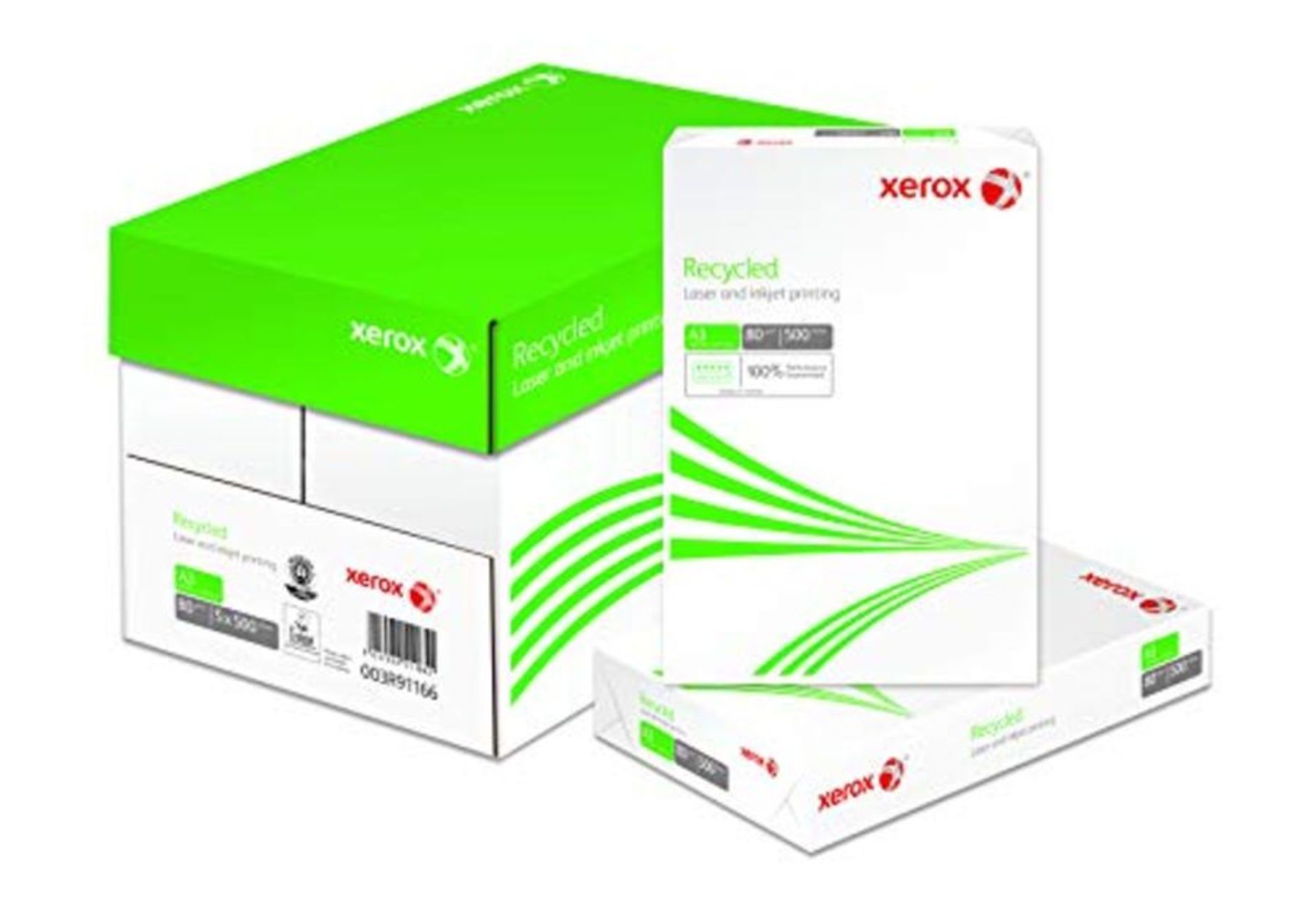 RRP £68.00 Xerox Recycled - Papier recyclÃ© Blanc 80 g/mÂ² A3 - Carton de 5 x 500 feuilles 00