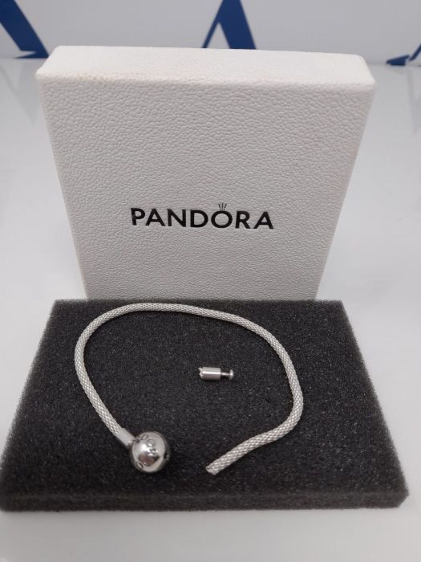 [CRACKED] Pandora Rigid Bracelet 596543-19 Woman Silver Moments maya - Image 2 of 3