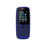 Nokia 105 Mobiltelefon (1, 8 Zoll Farbdisplay, FM Radio, 4 MB ROM, Dual-Sim) Blau, Ver